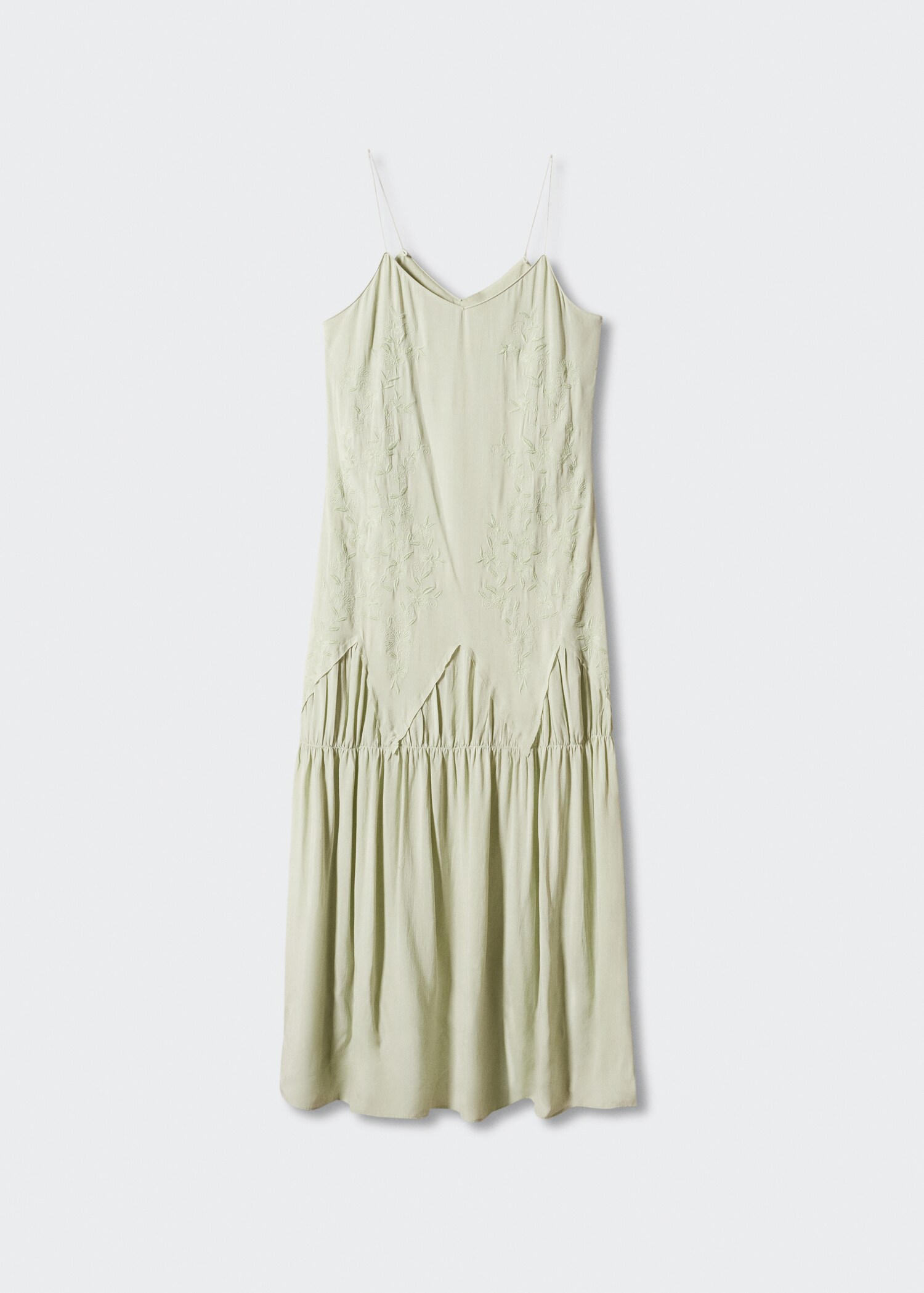 Vestido largo bordado - Artículo sin modelo