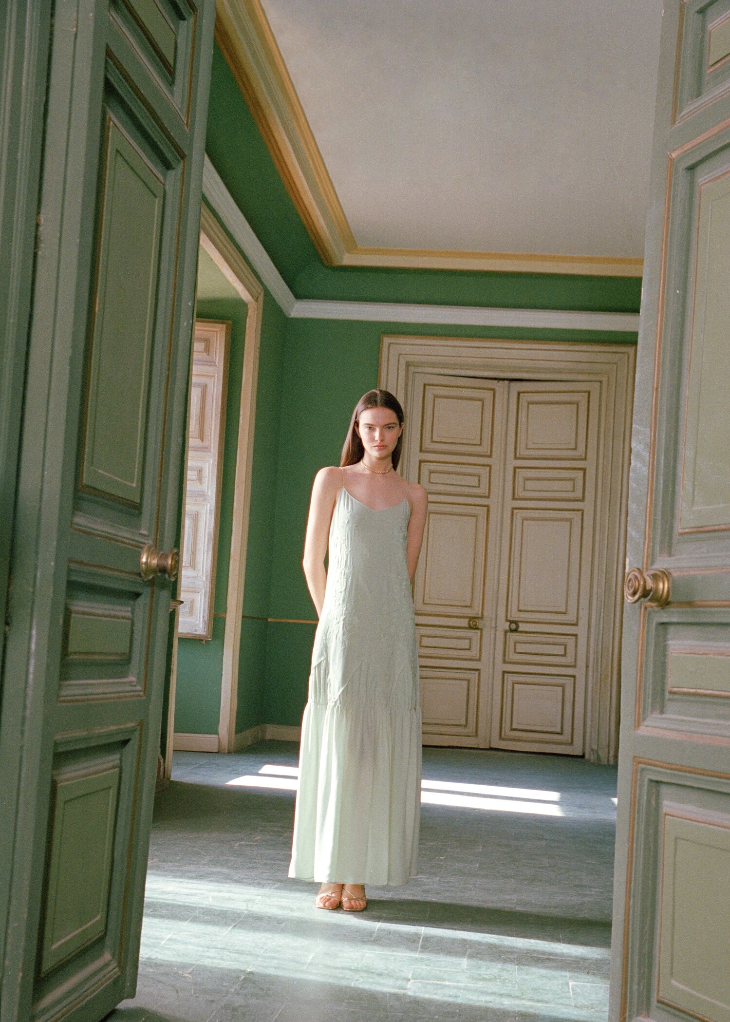Vestido largo bordado - Detalle del artículo 5