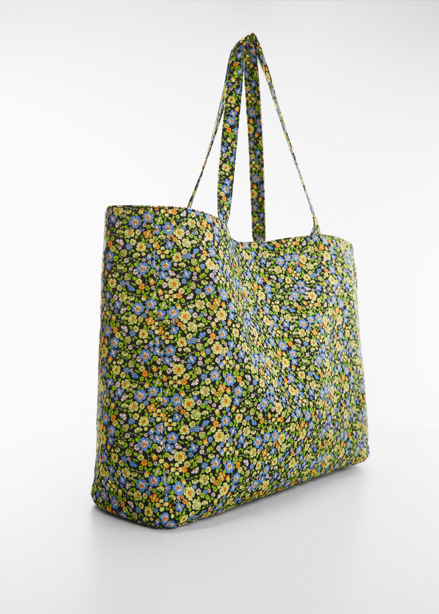 Gemusterte Shopper Bag - Mittlere Ansicht