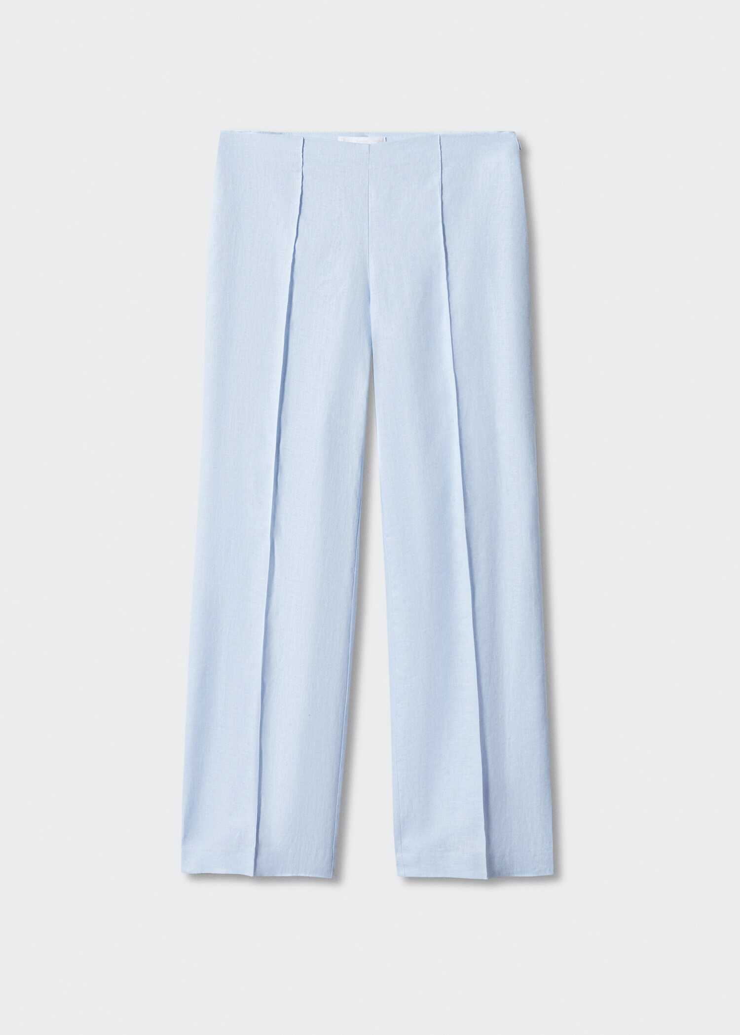 100% linen wideleg trousers - Article without model