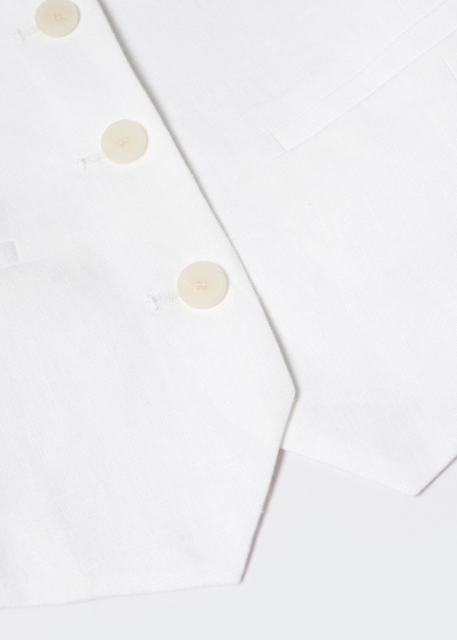 100% linnen gilet - Detail van het artikel 8