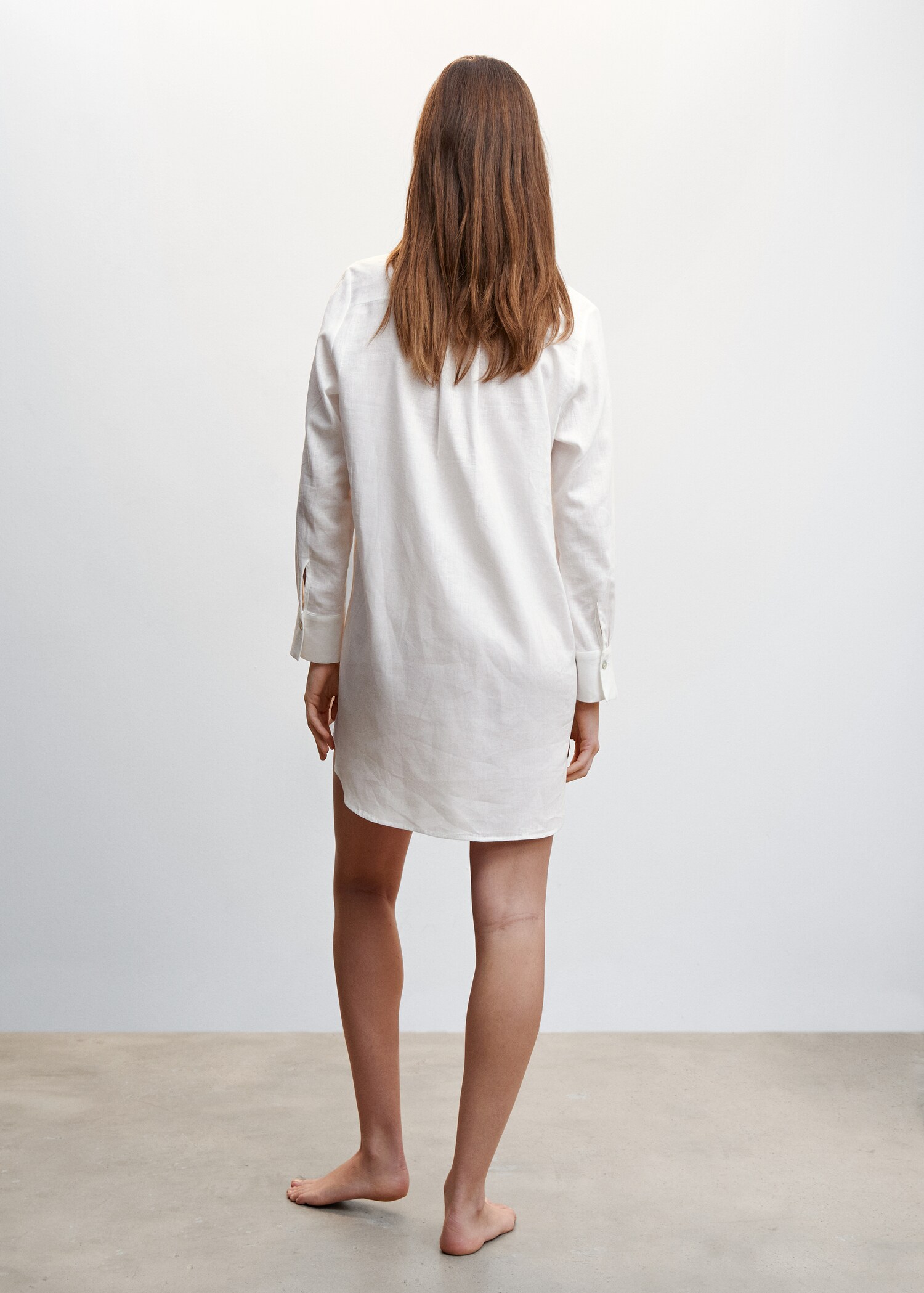 Camisola lino - Reverso del artículo