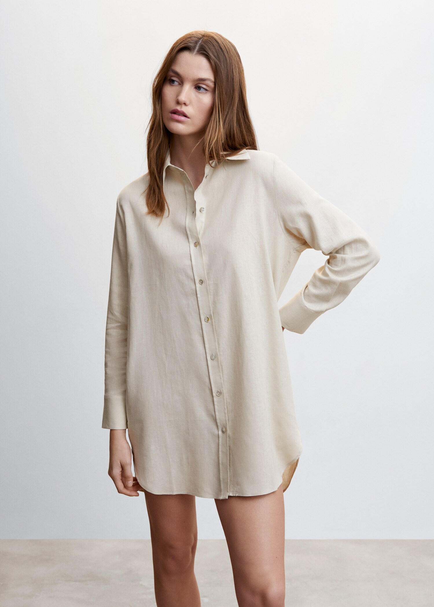 Camisola lino - Plano medio