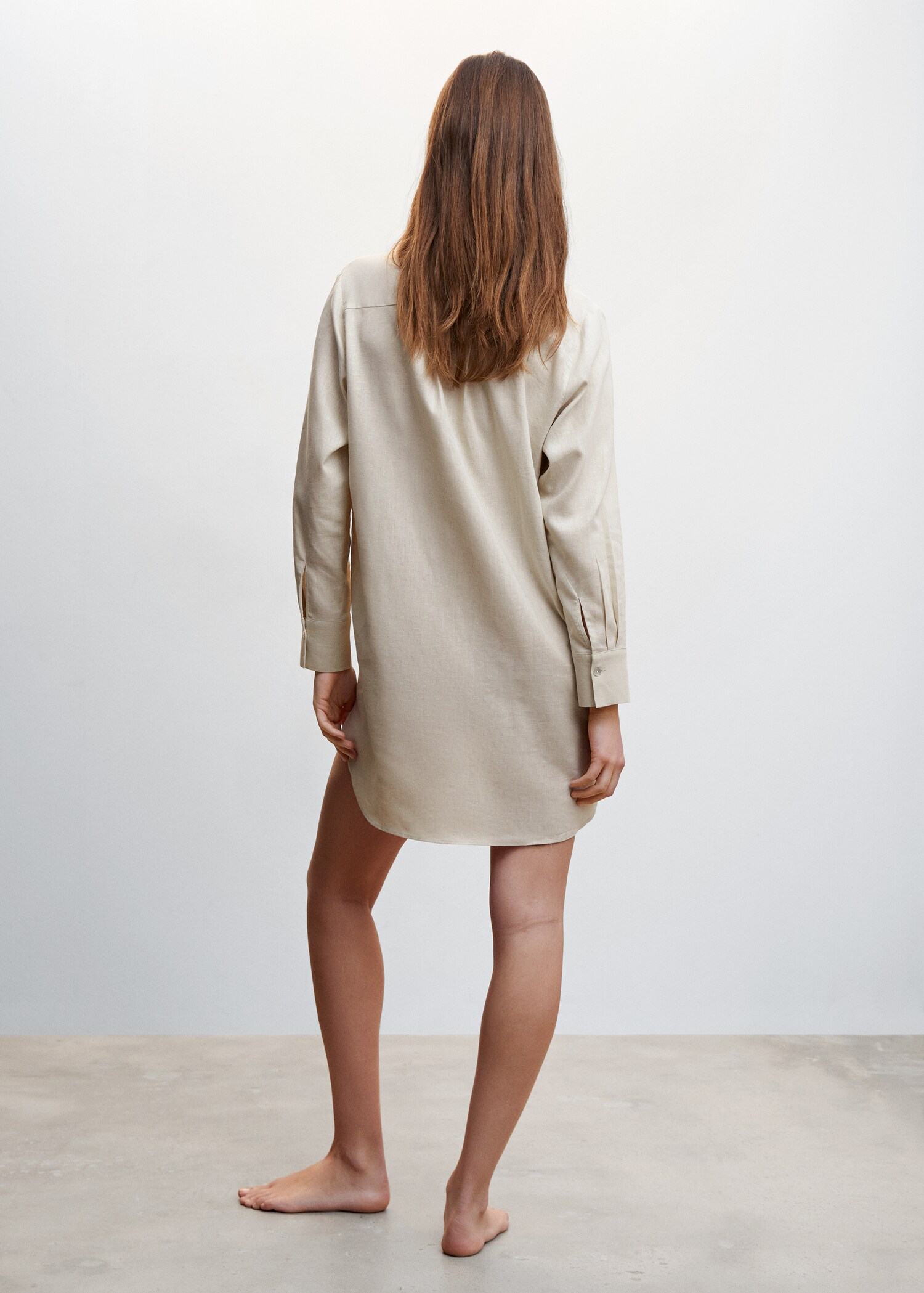 Camisola lino - Reverso del artículo