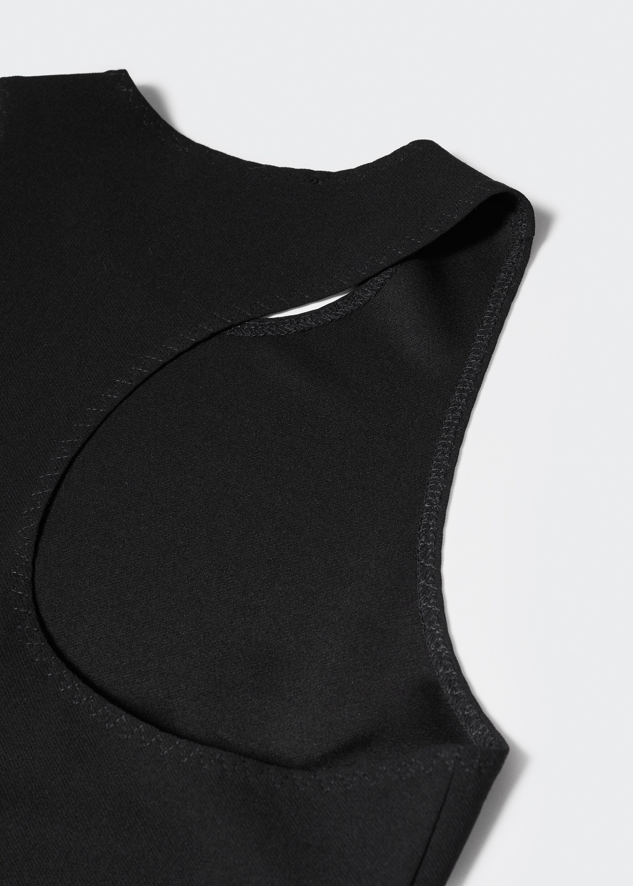 Asymmetrical back opening dress - Details of the article 8