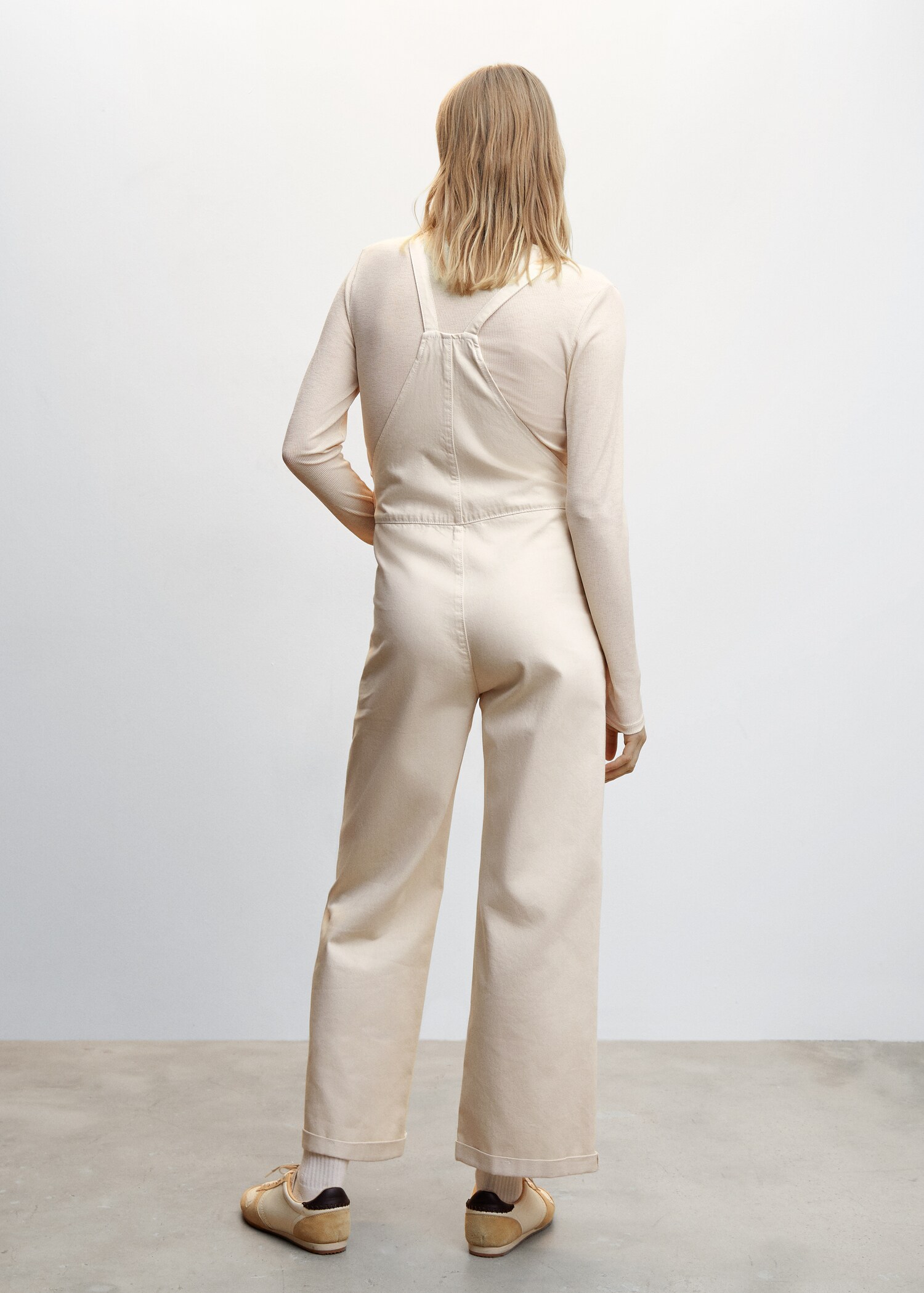 Maternity denim dungarees - Reverse of the article