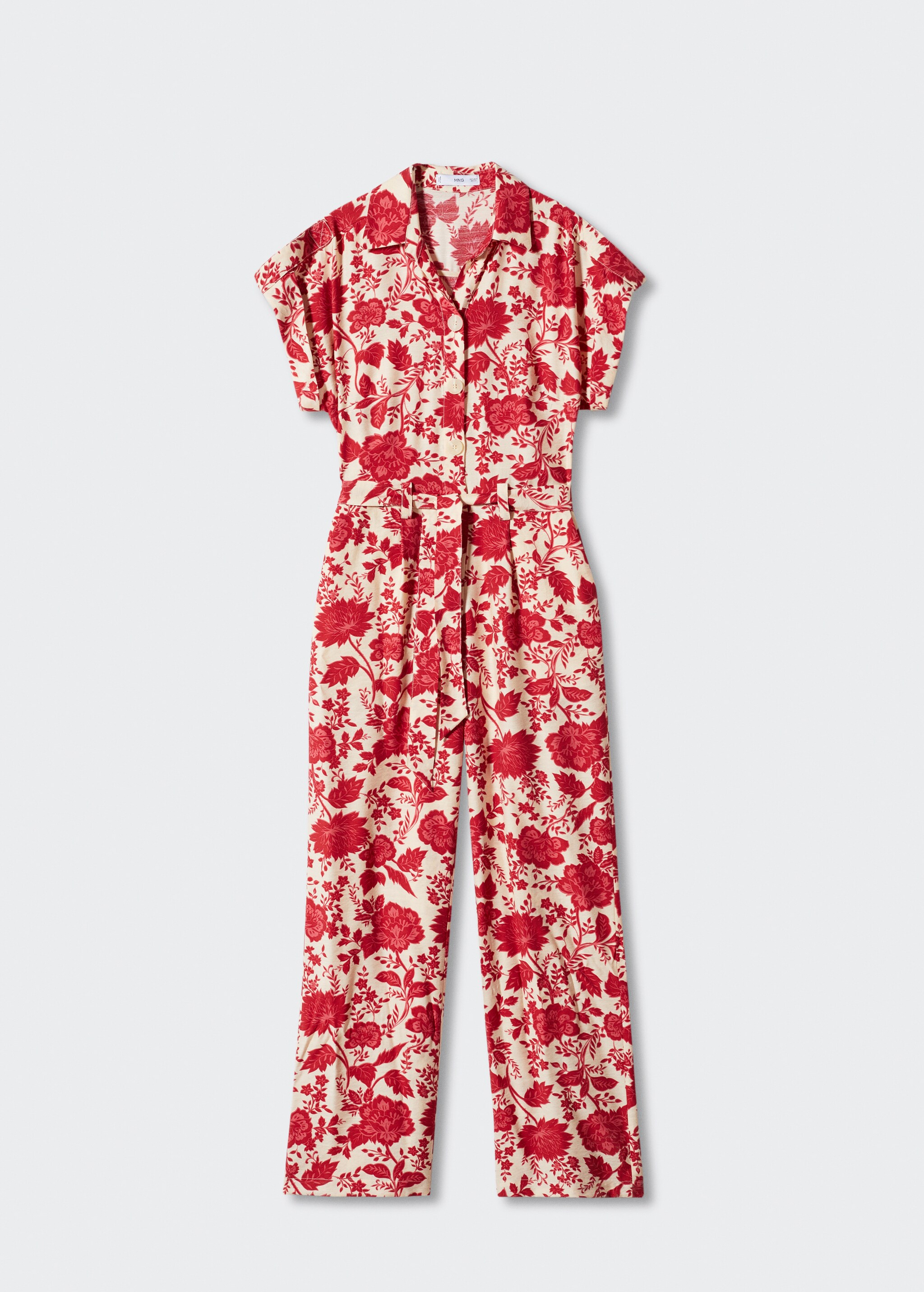 Long printed jumpsuit - Article without model
