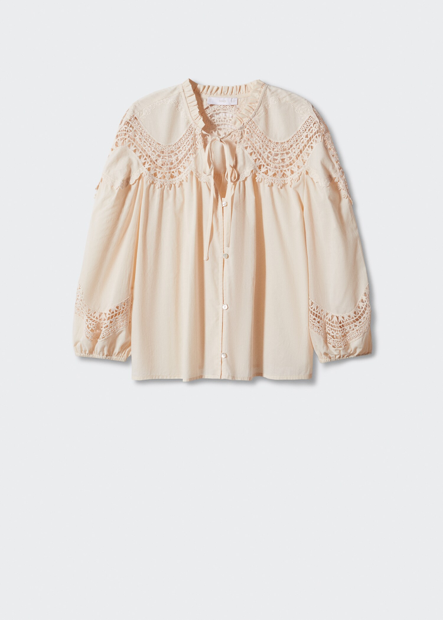 Blusa bordada cordón - Artículo sin modelo