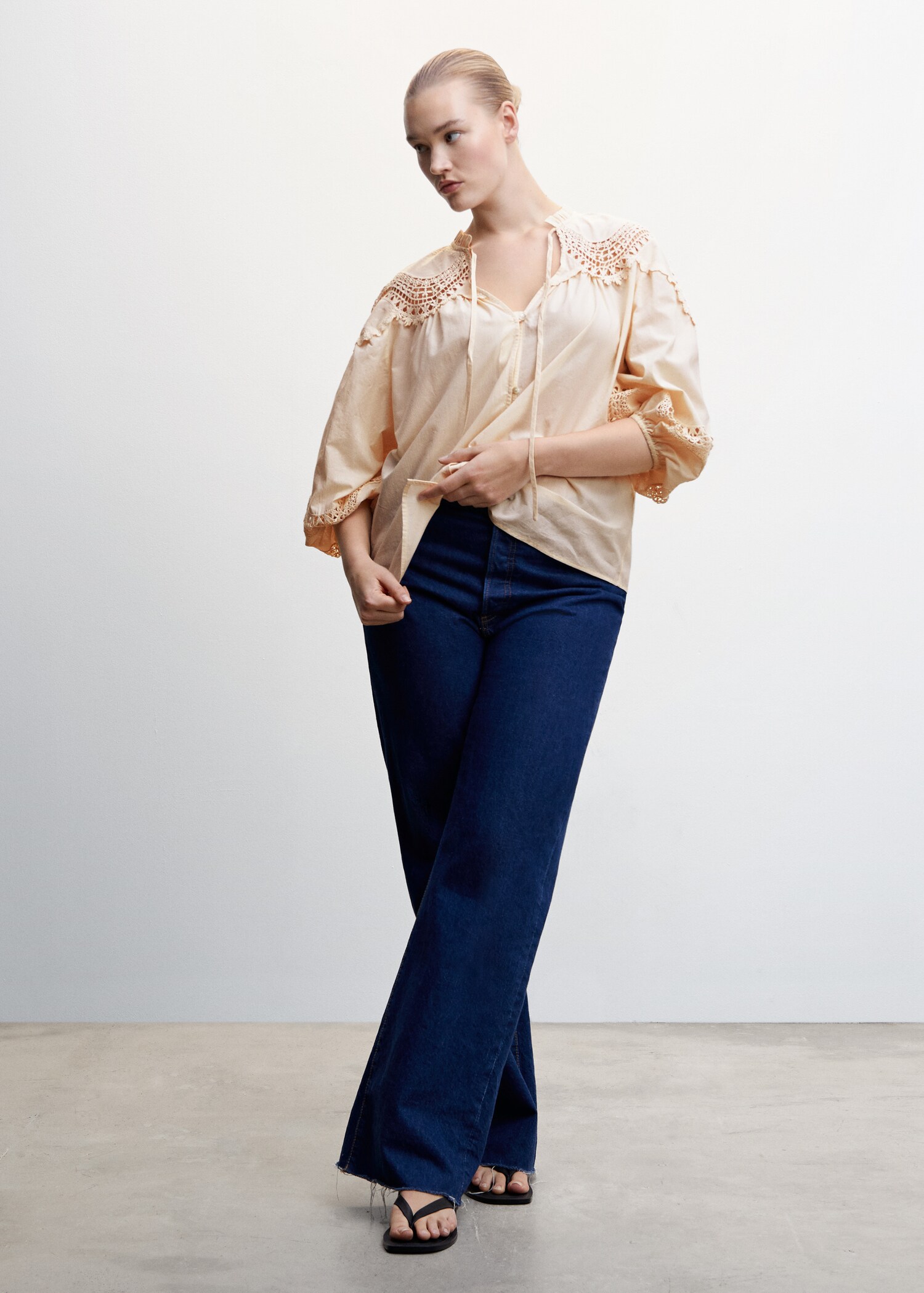 Blusa bordada cordón - Detalle del artículo 3