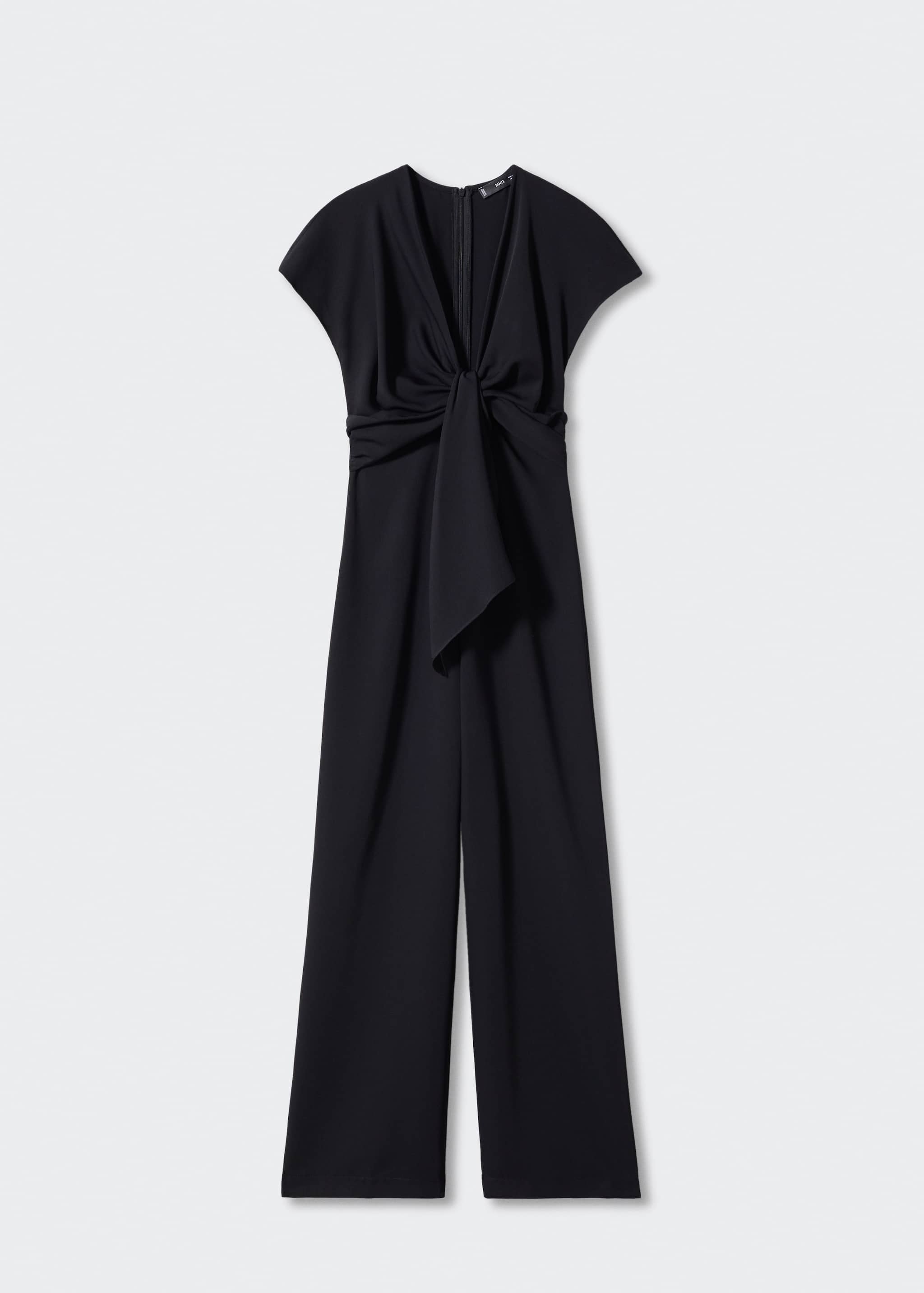Short-sleeved jumpsuit with knot detail - Article without model
