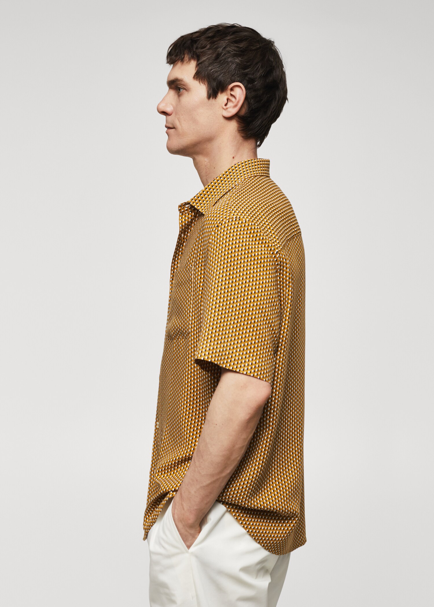 Printed flowy shirt - Details of the article 2