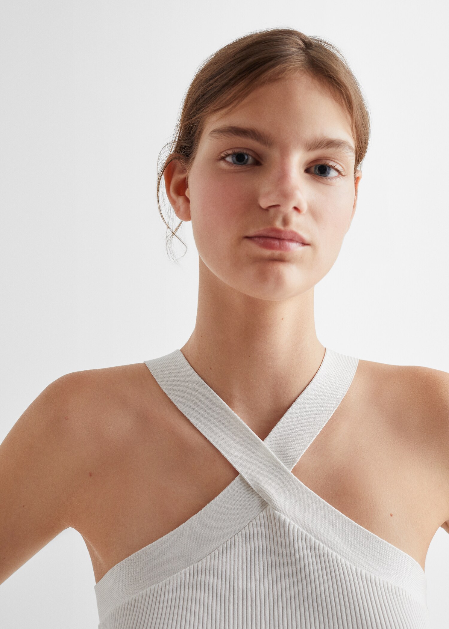 Wrap crop top - Medium plane