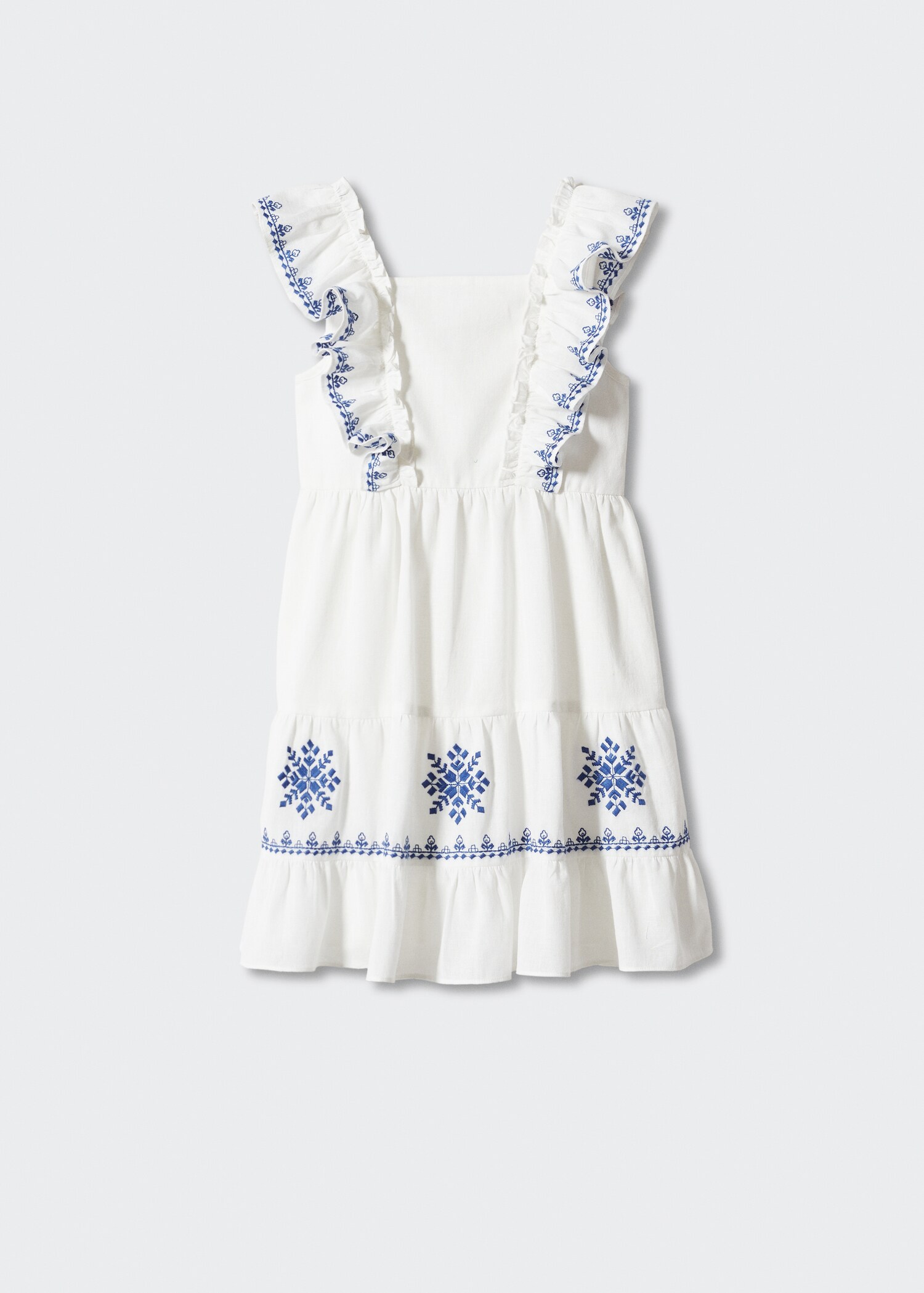 Robe lin volantée - Article sans modèle