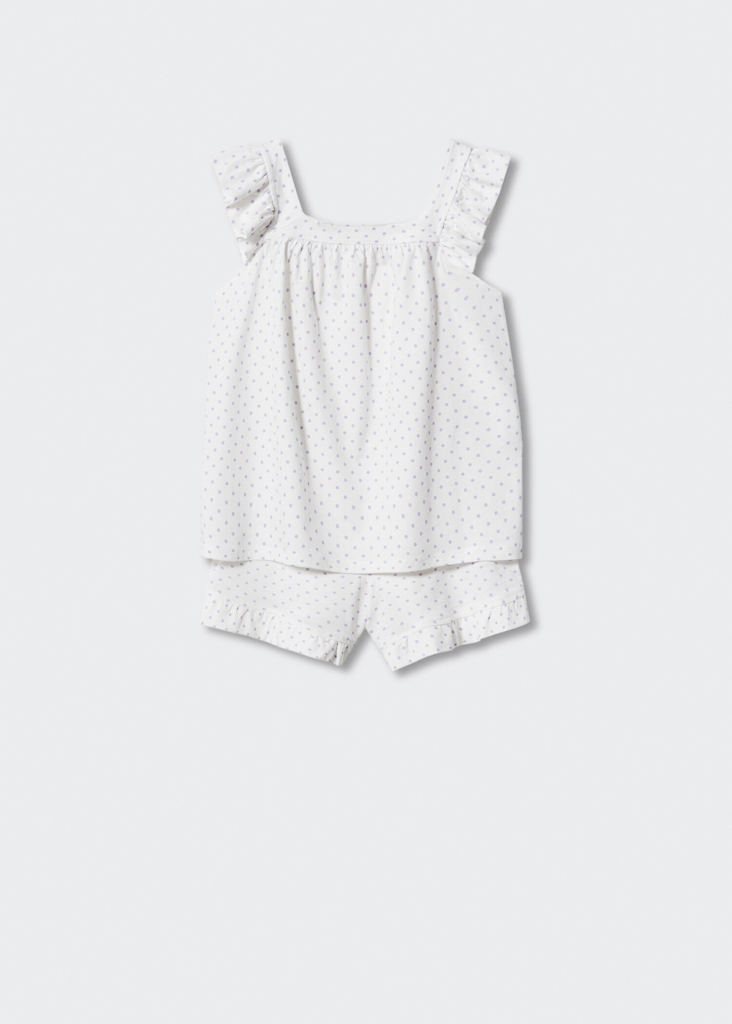 Pijama curto estampado - Verso do artigo