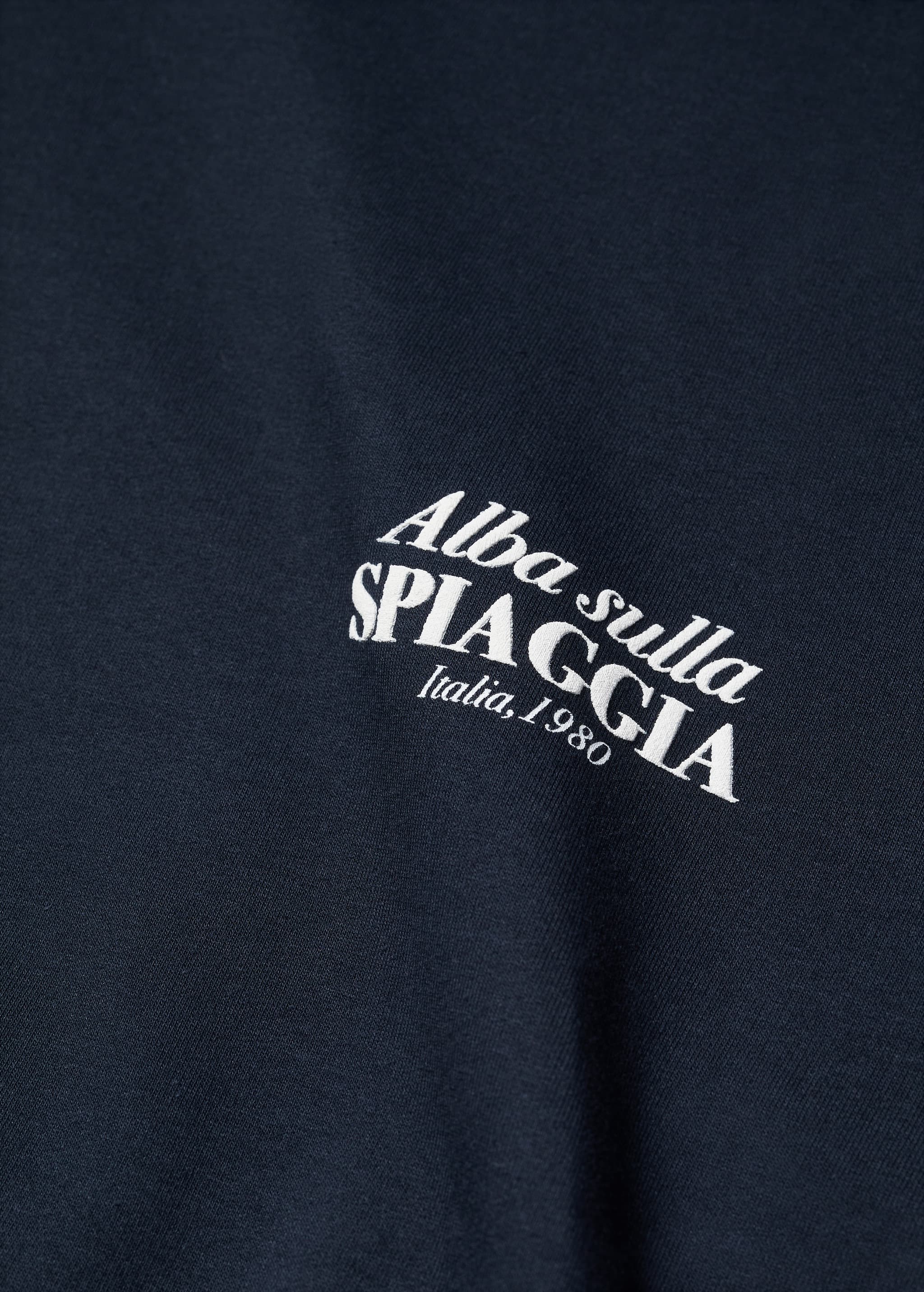 Hooded sweatshirt with text - Details of the article 8