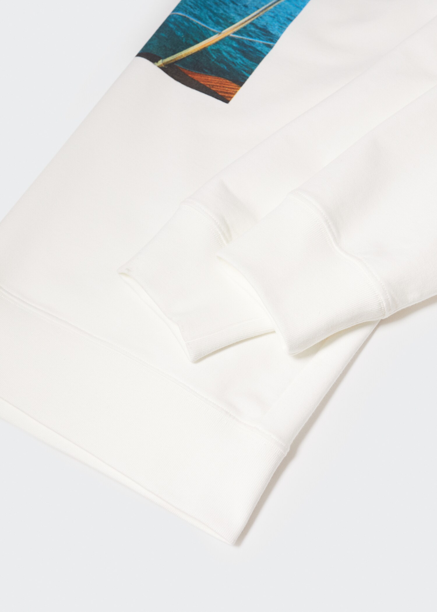 Gemustertes Baumwoll-Sweatshirt - Detail des Artikels 8