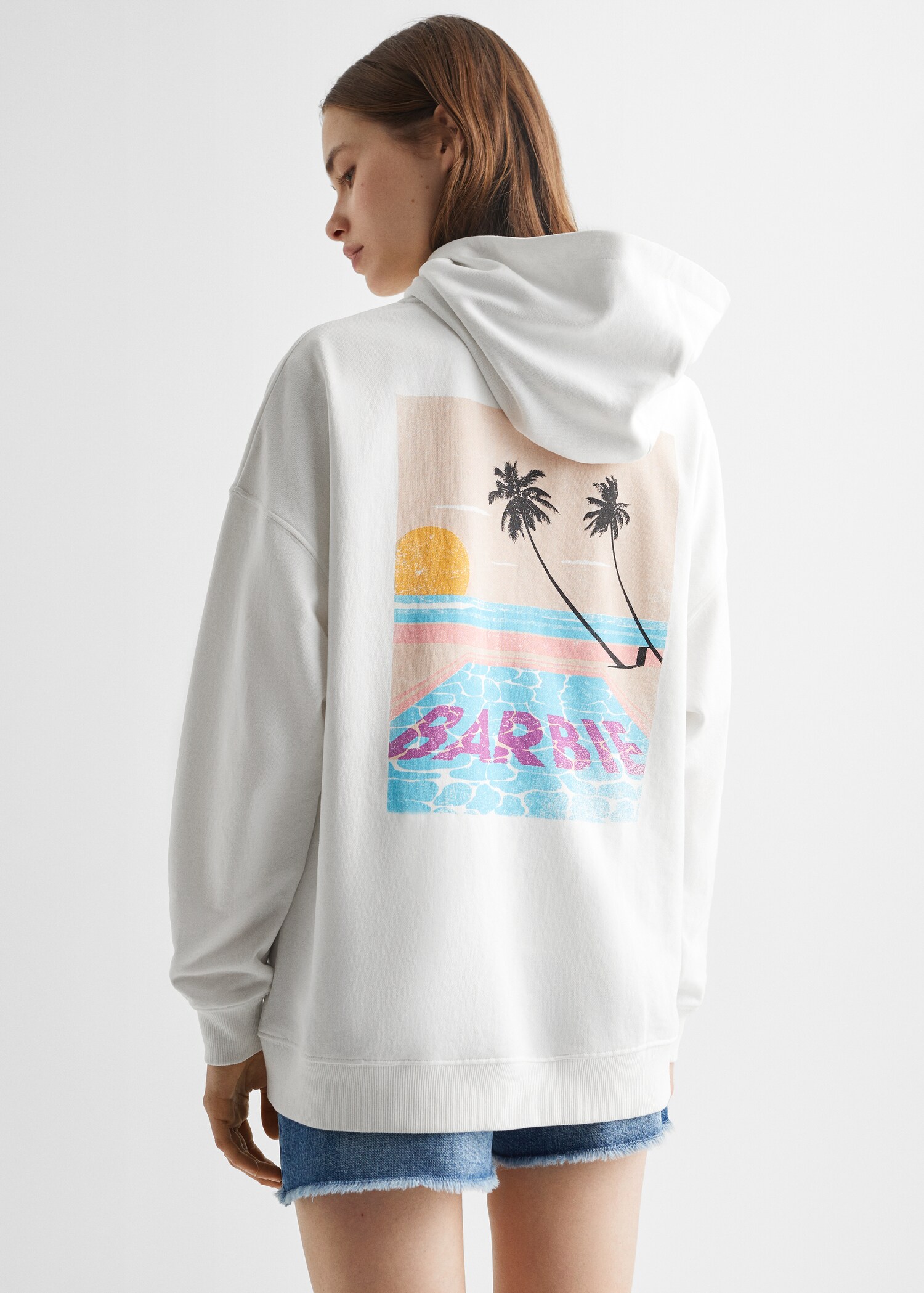 Sweat-shirt coton Barbie - Verso de l’article