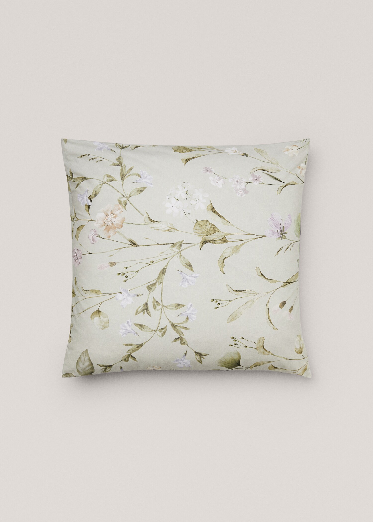 Taie d'oreiller en imprimé fleuri 60x60 cm (Lot de 2) - Article sans modèle