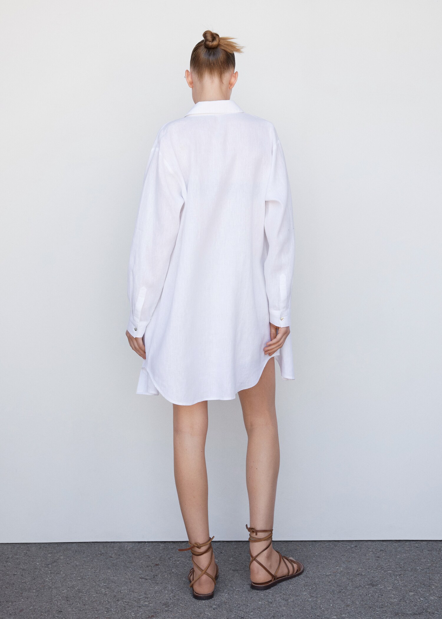 Chemise lin oversize - Verso de l’article