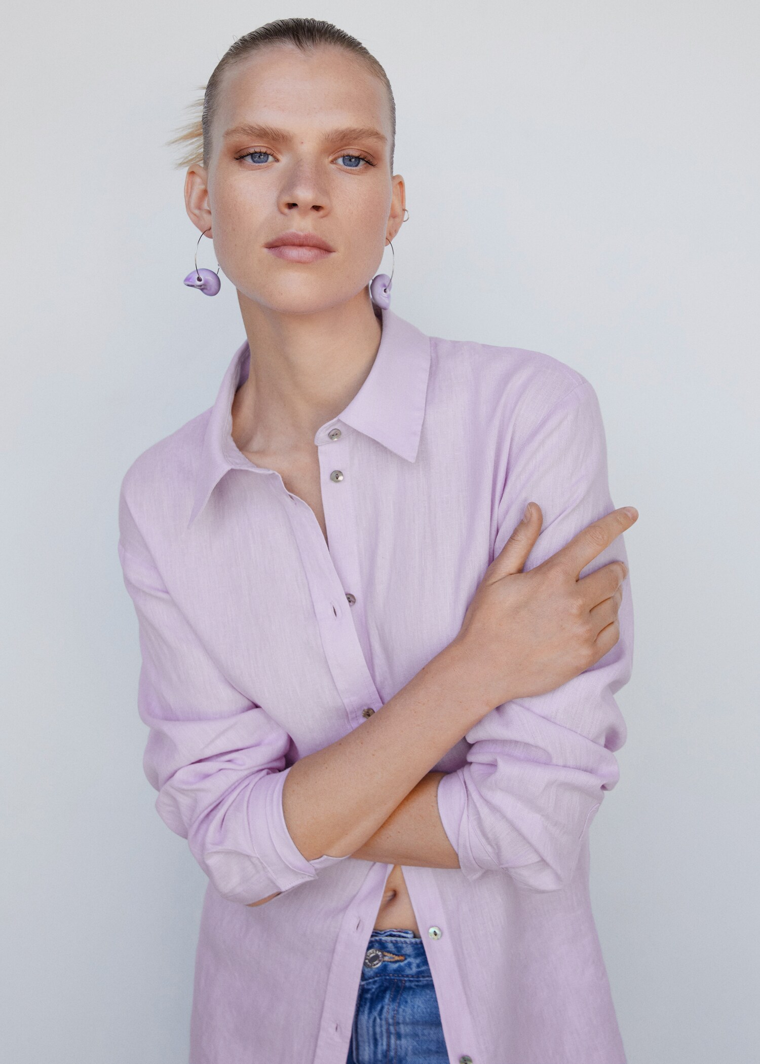 Chemise lin oversize - Détail de l'article 1