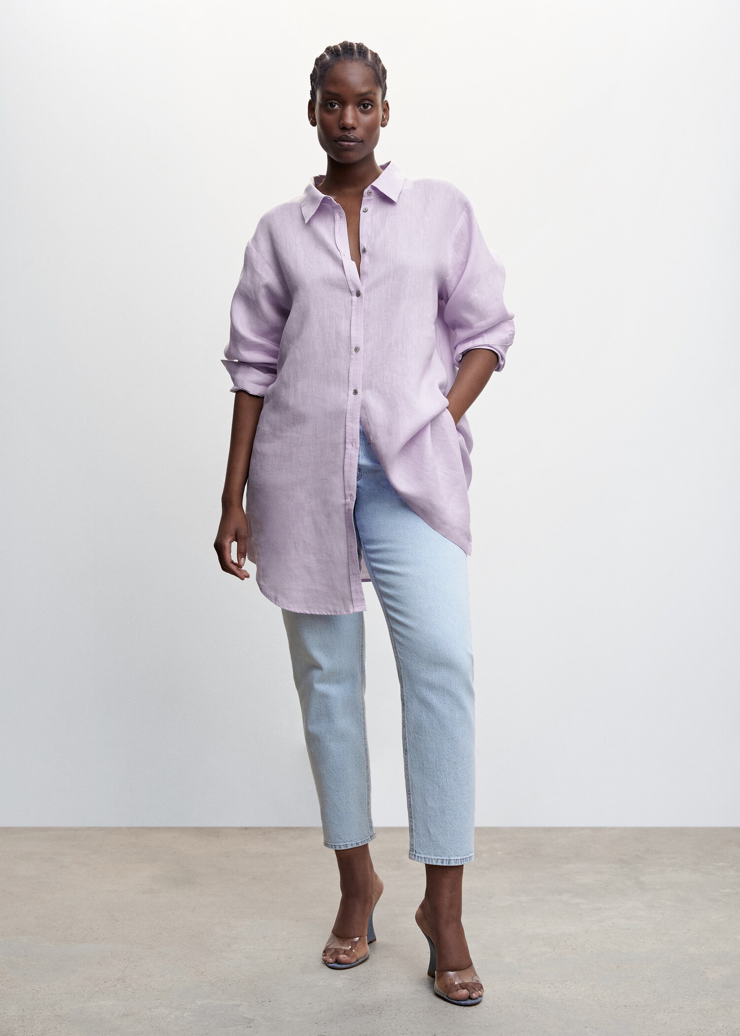Chemise lin oversize - Détail de l'article 3