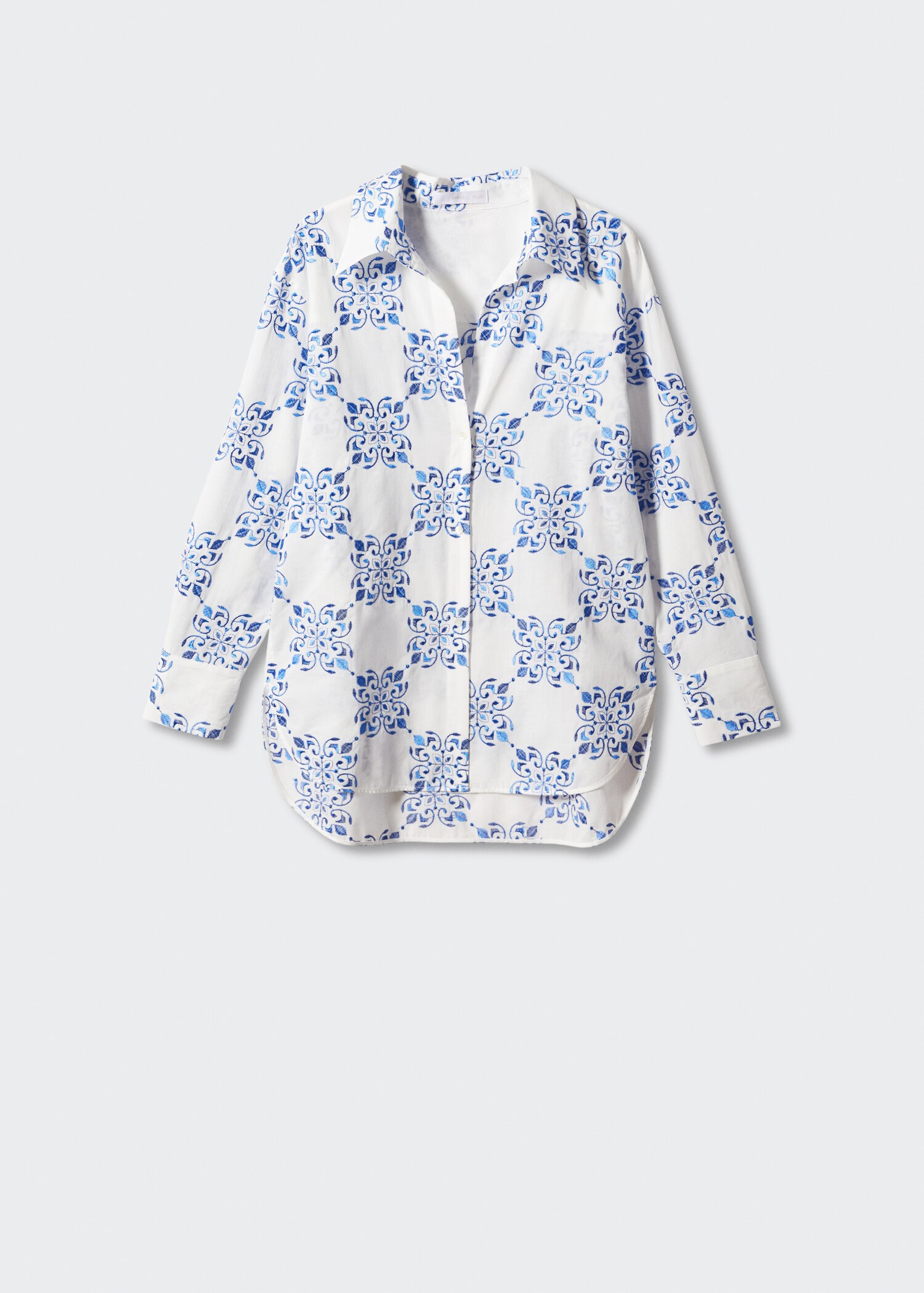 Camisa oversize brodada - Article sense model