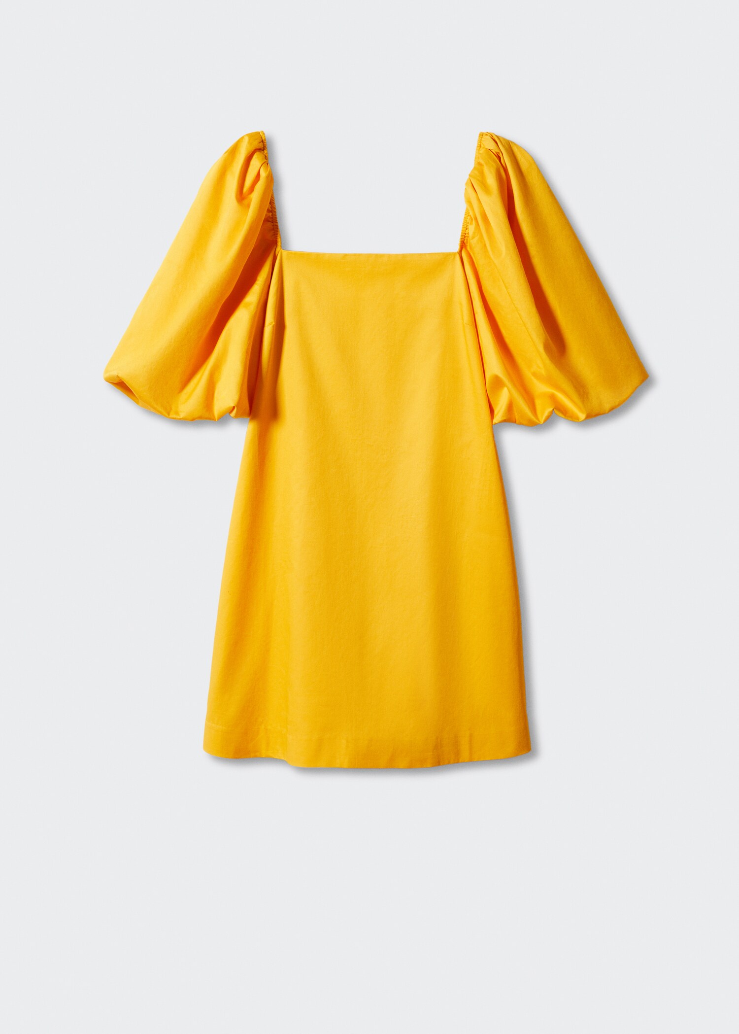 Kurzes Kleid mit Ballonärmeln - Artikel ohne Model