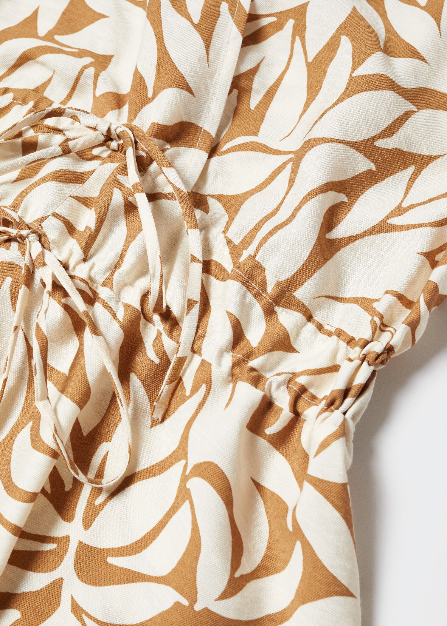 Printed double-bow dress - Details of the article 8