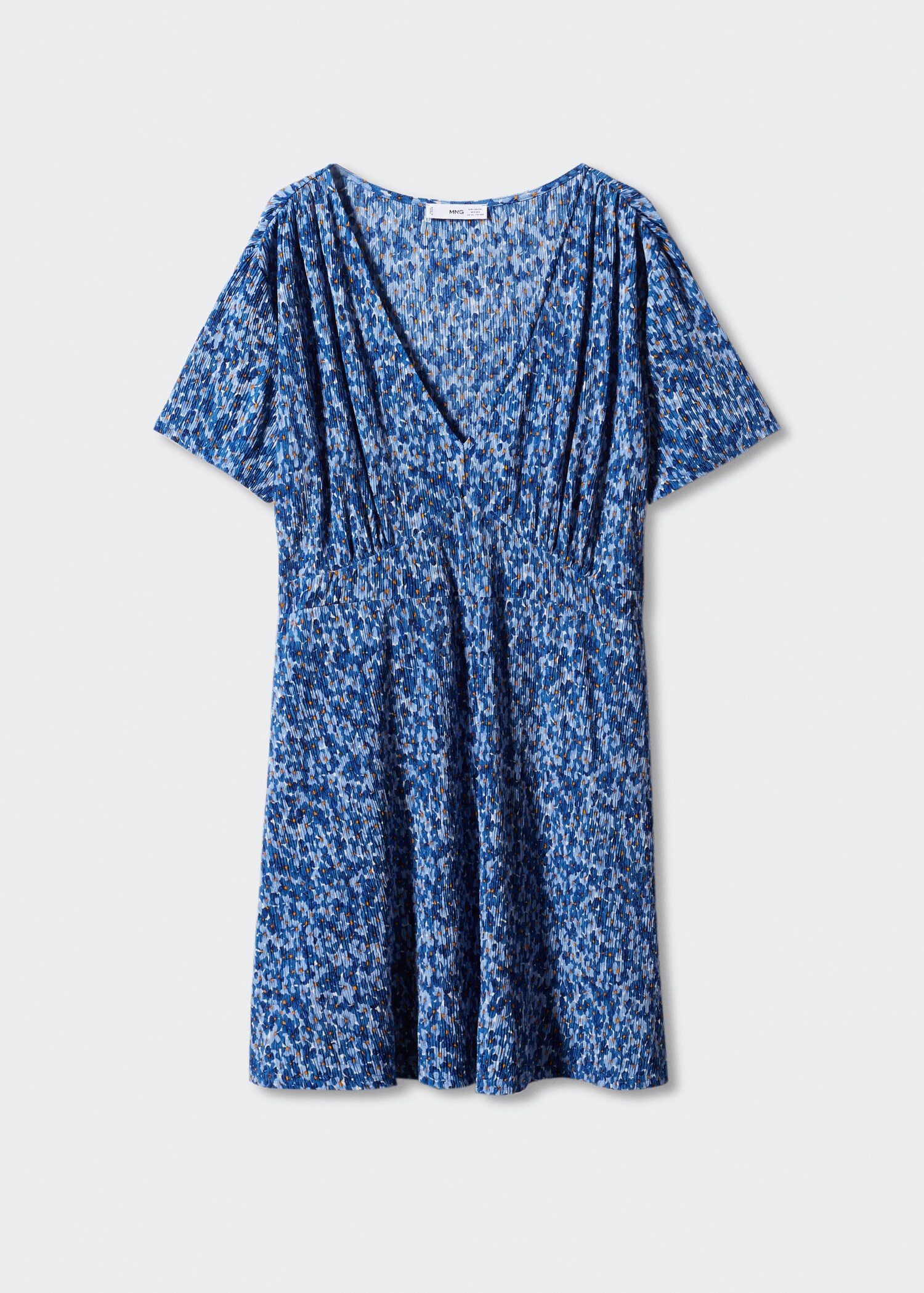 Gemustertes Kleid mit Textur - Artikel ohne Model