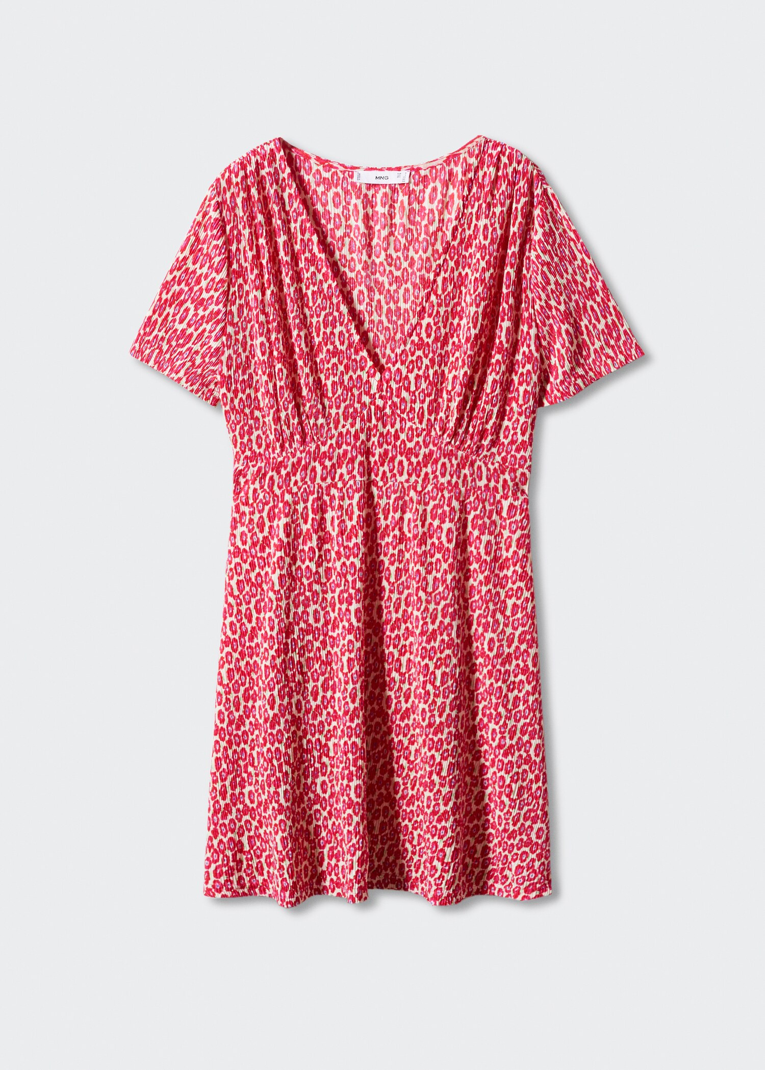Gemustertes Kleid mit Textur - Artikel ohne Model