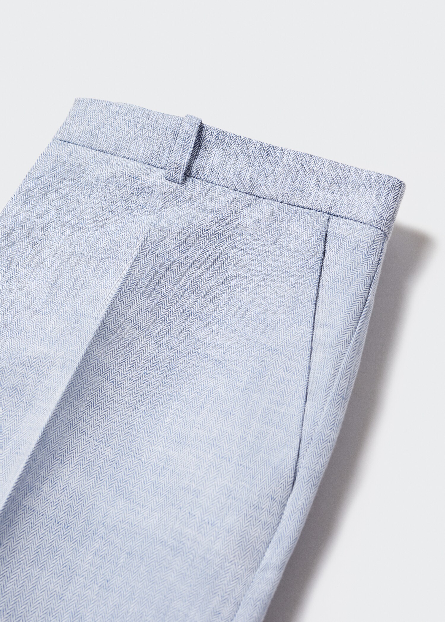 Pantalon lin texturé - Détail de l'article 8