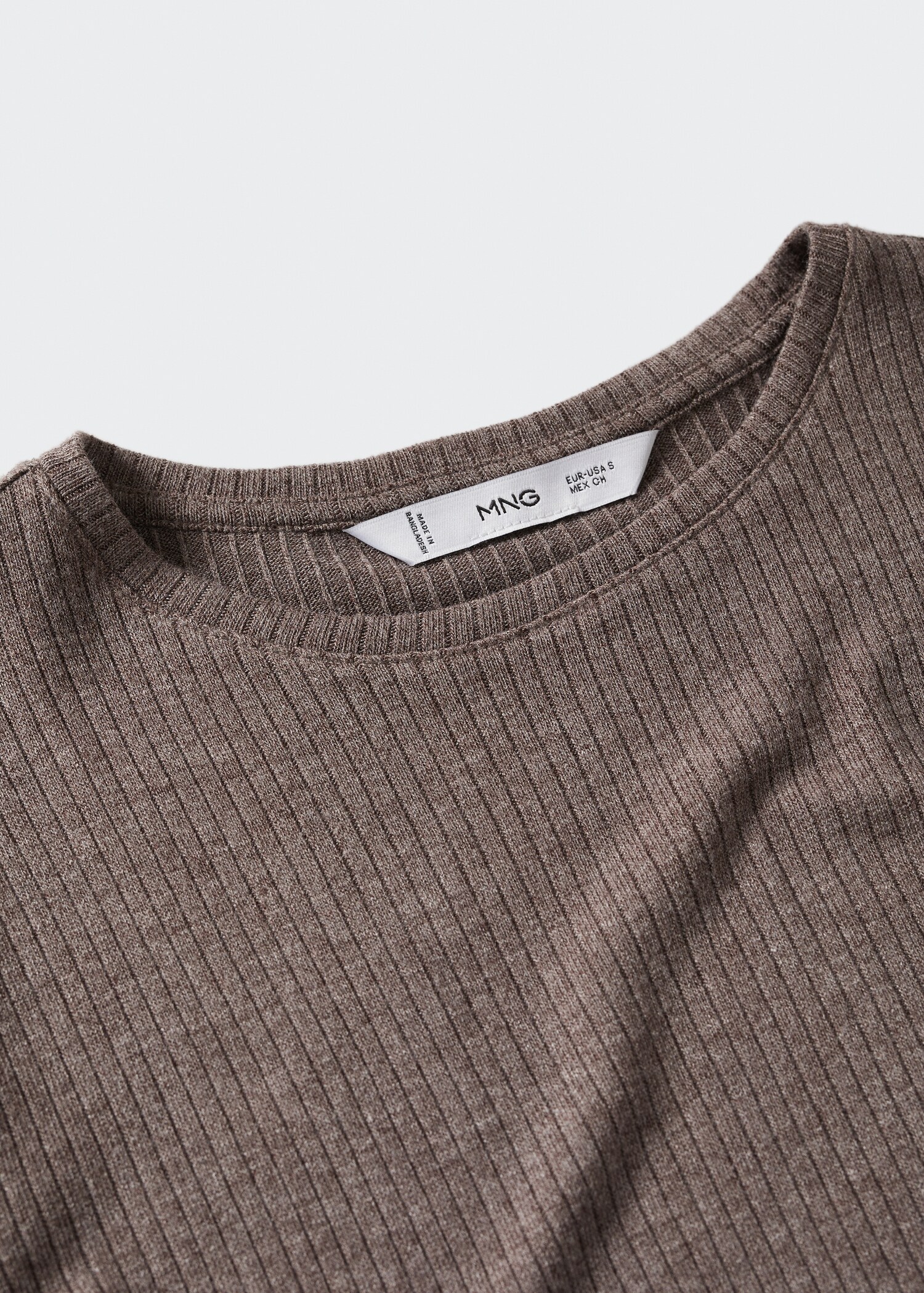 T-shirt maille côtelée - Détail de l'article 8