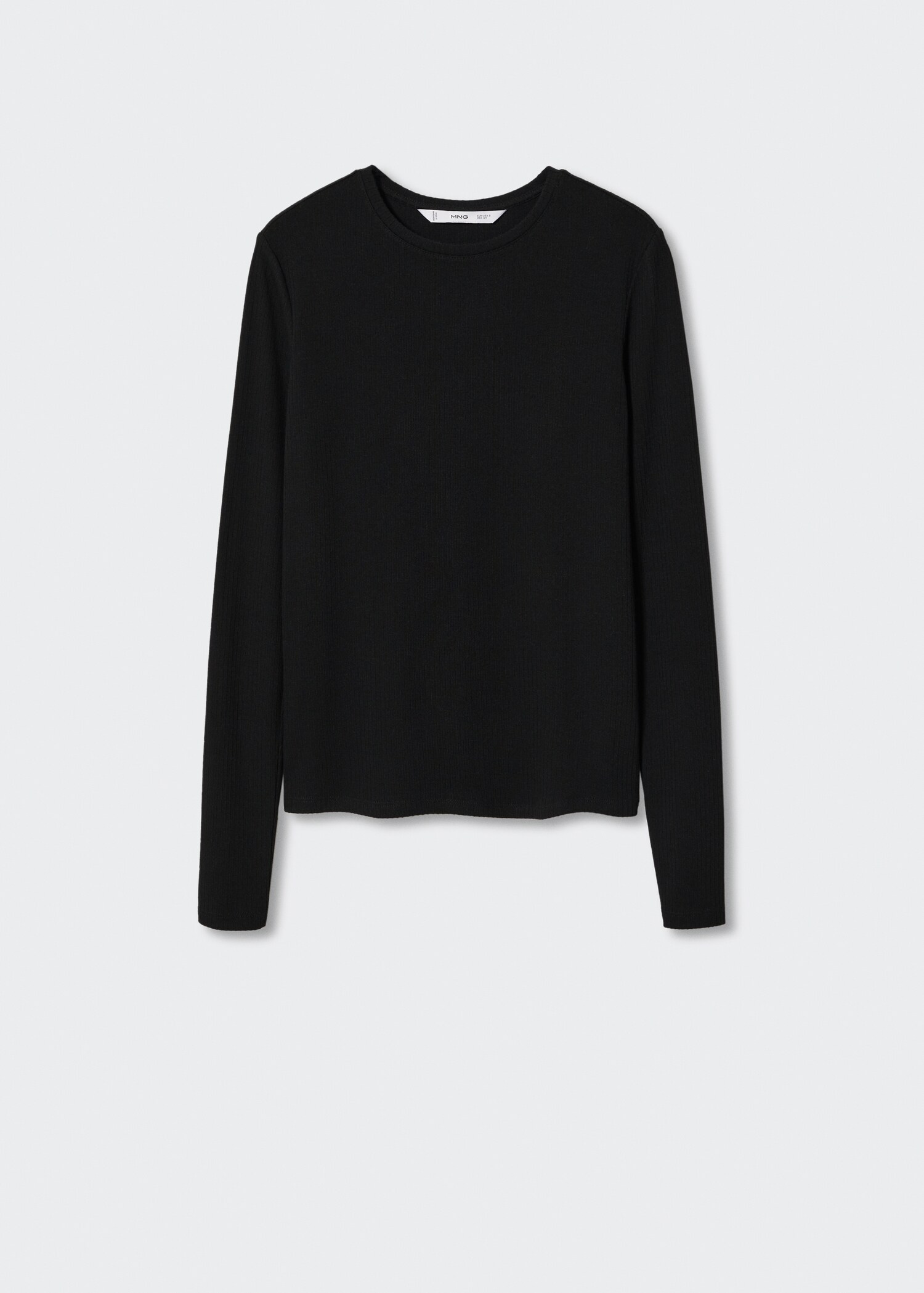 T-shirt maille côtelée - Article sans modèle