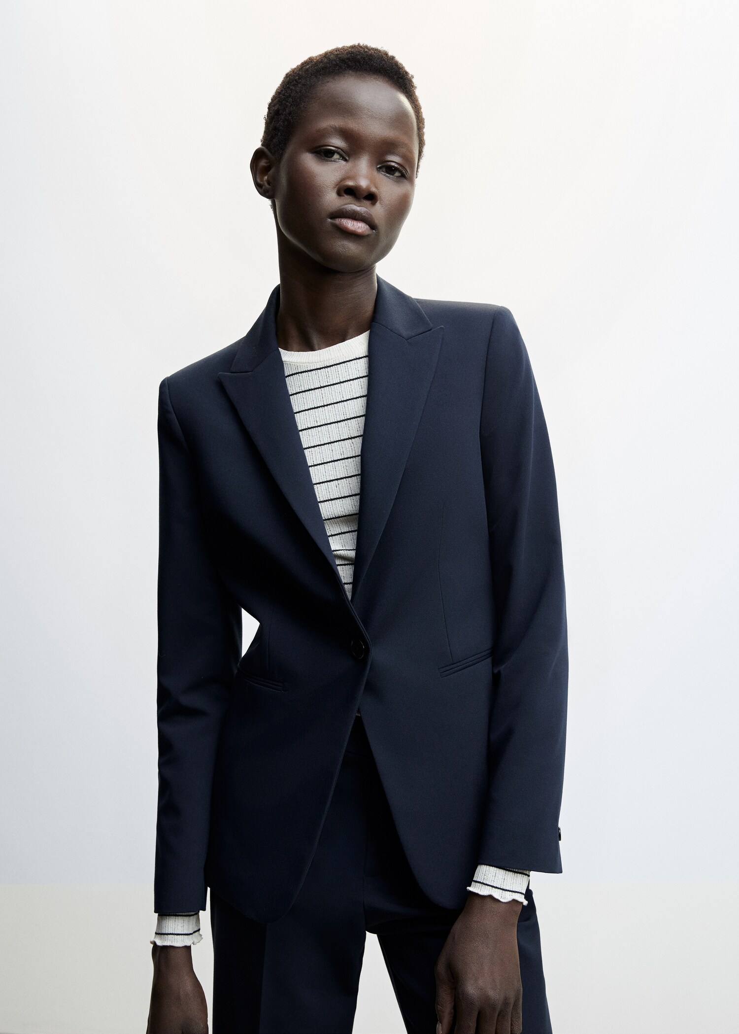 Fitted suit jacket - Medium plane