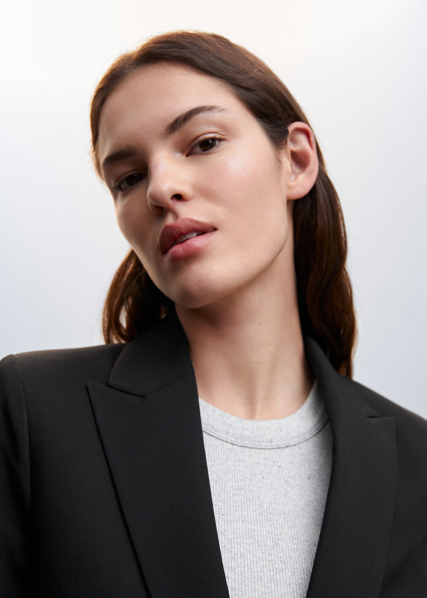 Fitted suit blazer - Details of the article 1