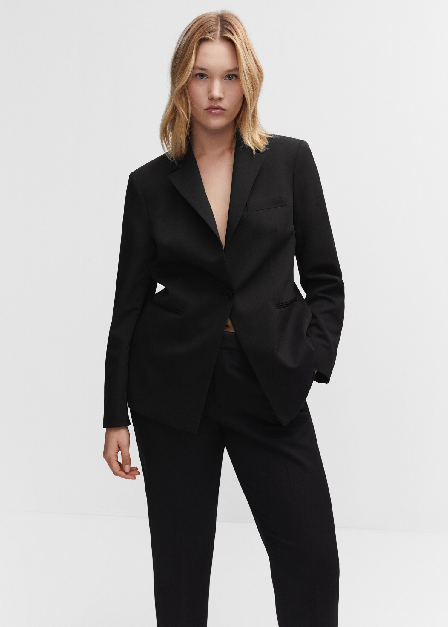 Fitted suit blazer - Details of the article 5