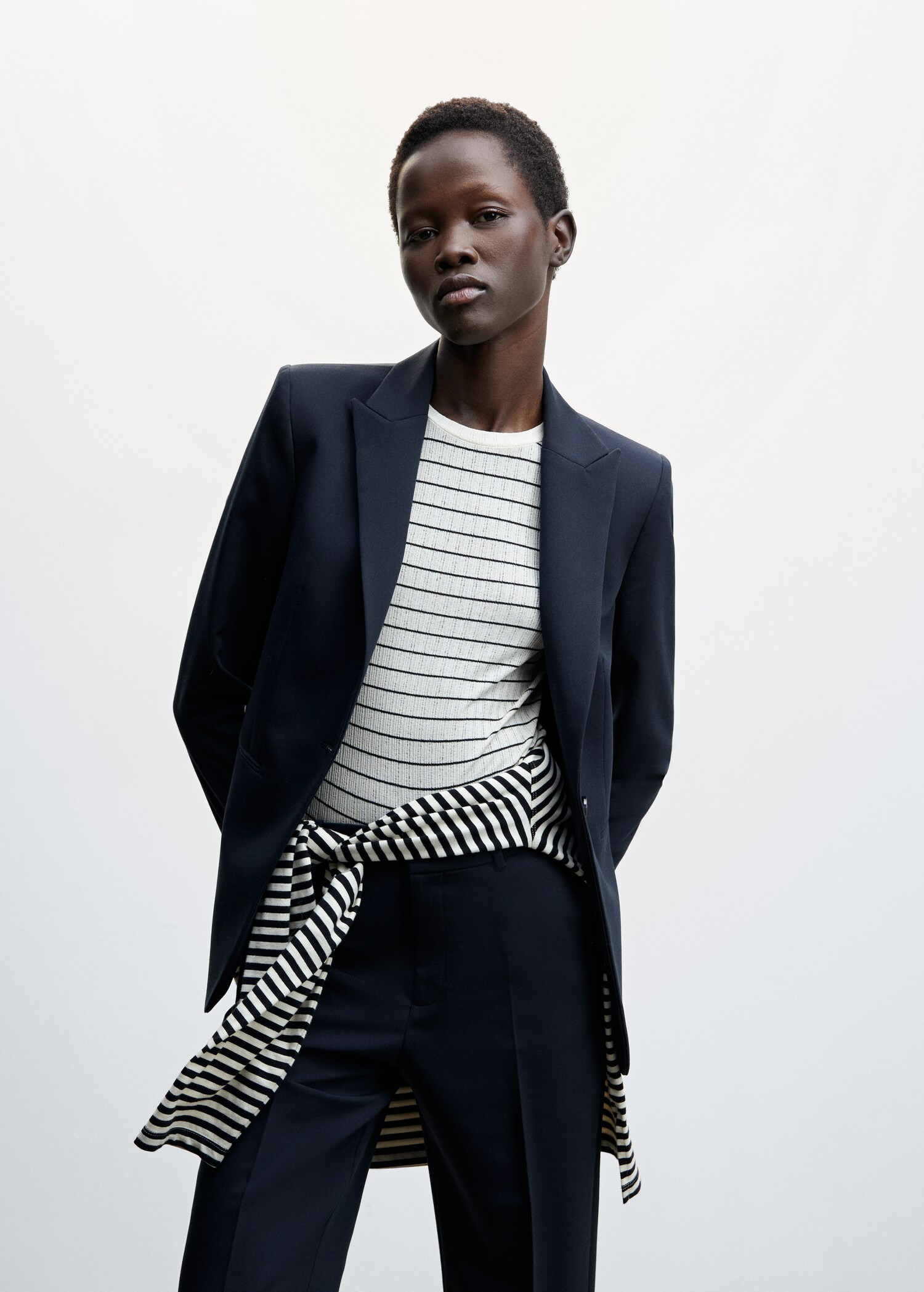 Straight suit pants - Details of the article 1