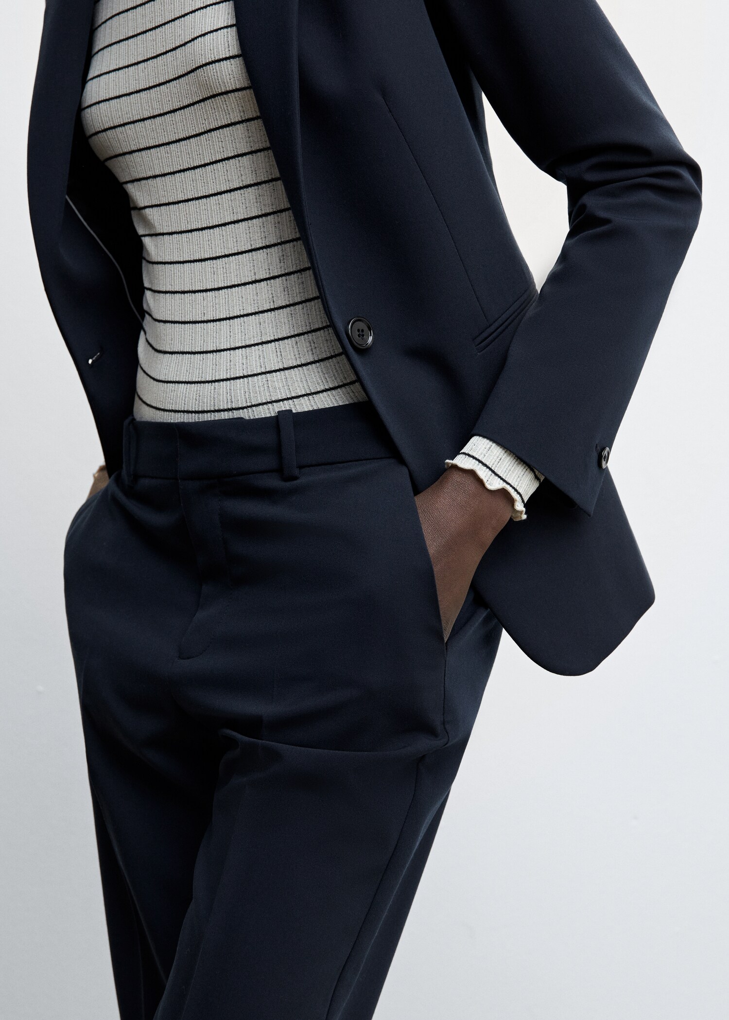 Straight suit pants - Details of the article 6