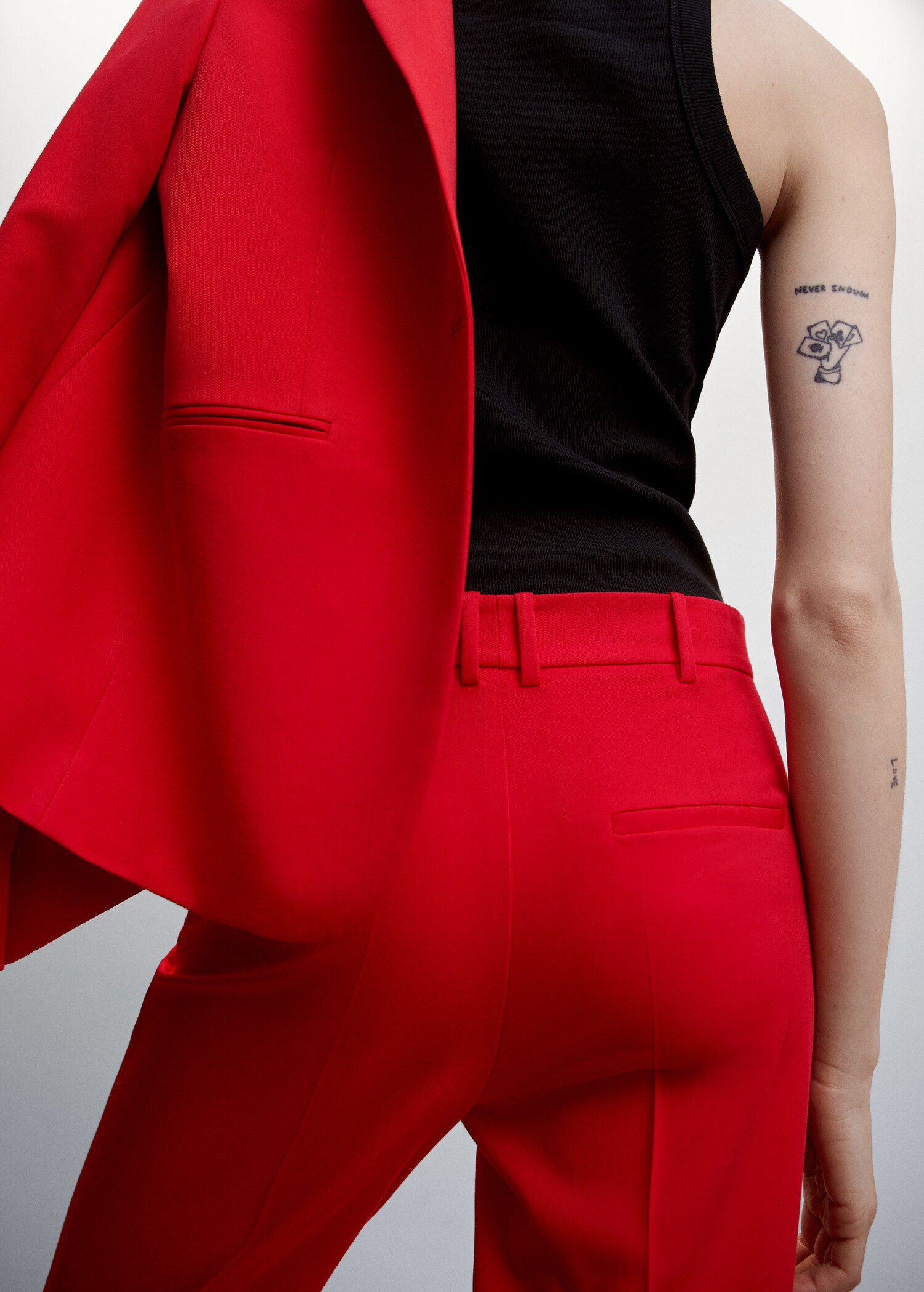 Straight suit pants - Details of the article 1