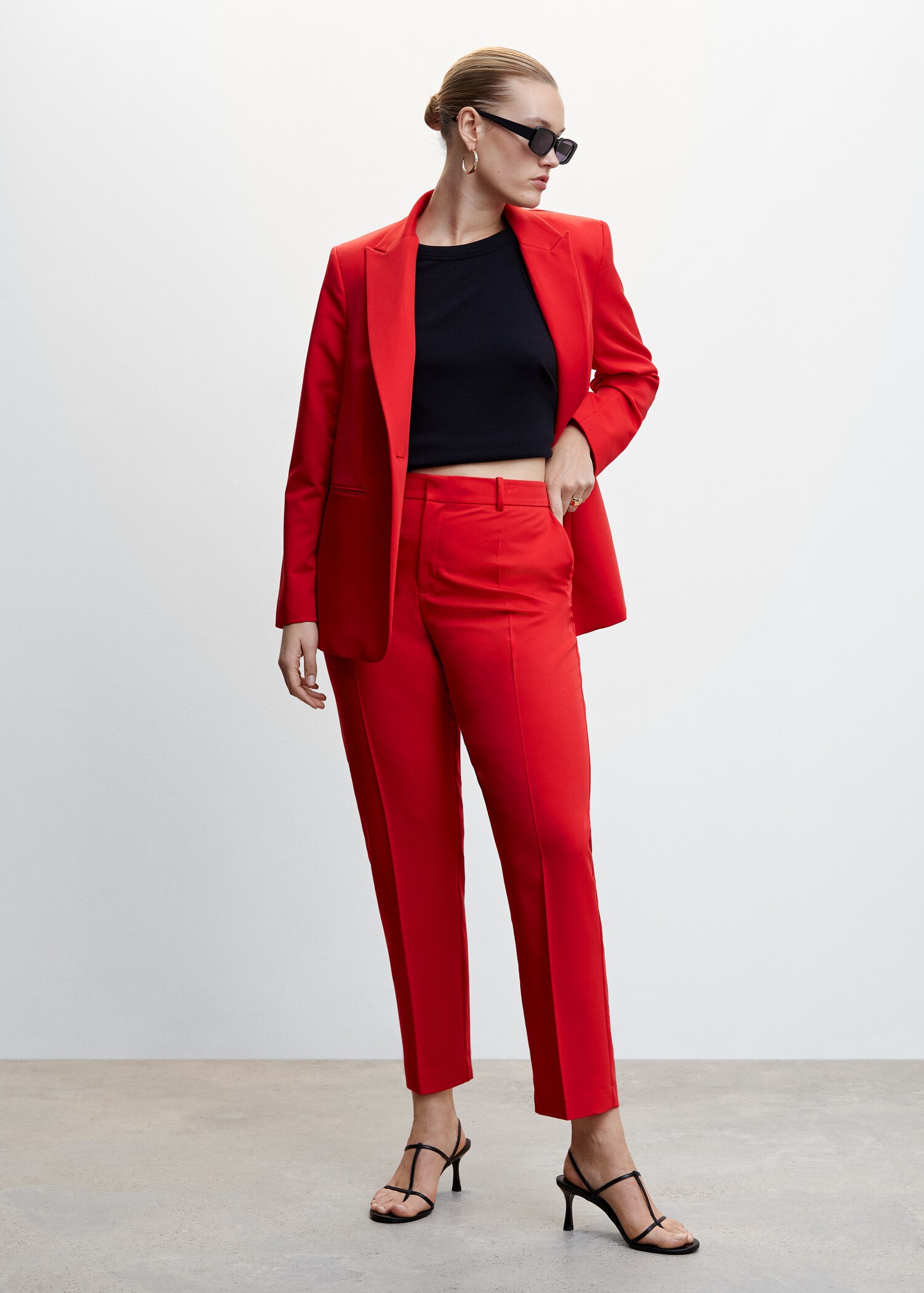 Straight suit pants - Details of the article 3