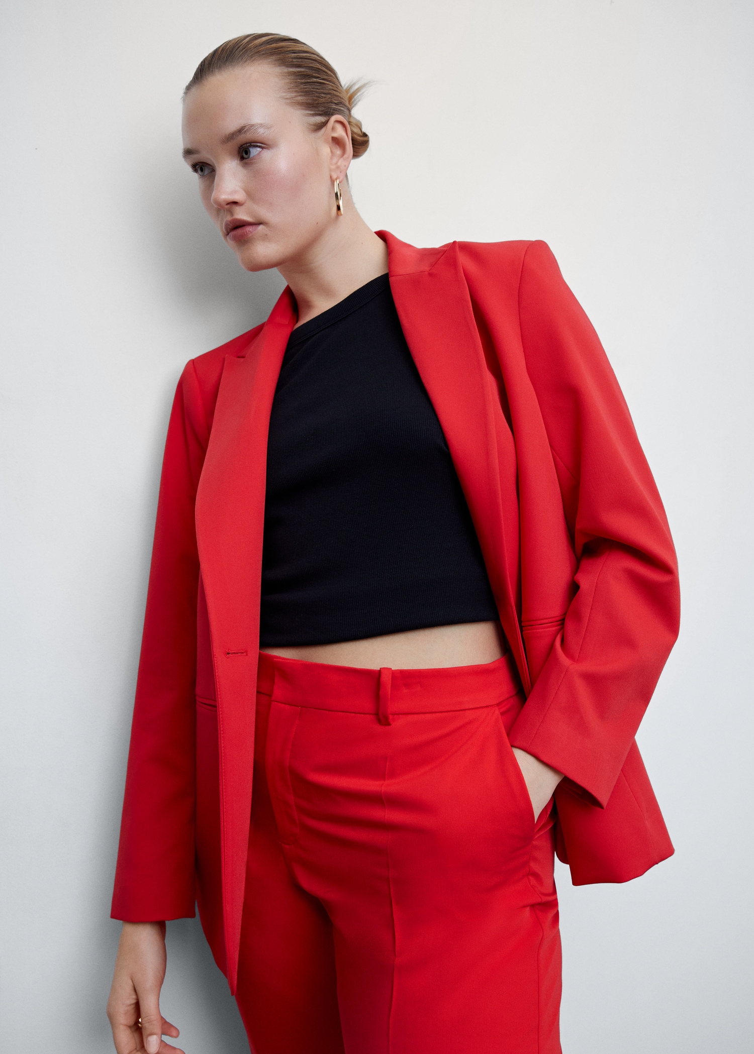 Straight suit pants - Details of the article 4