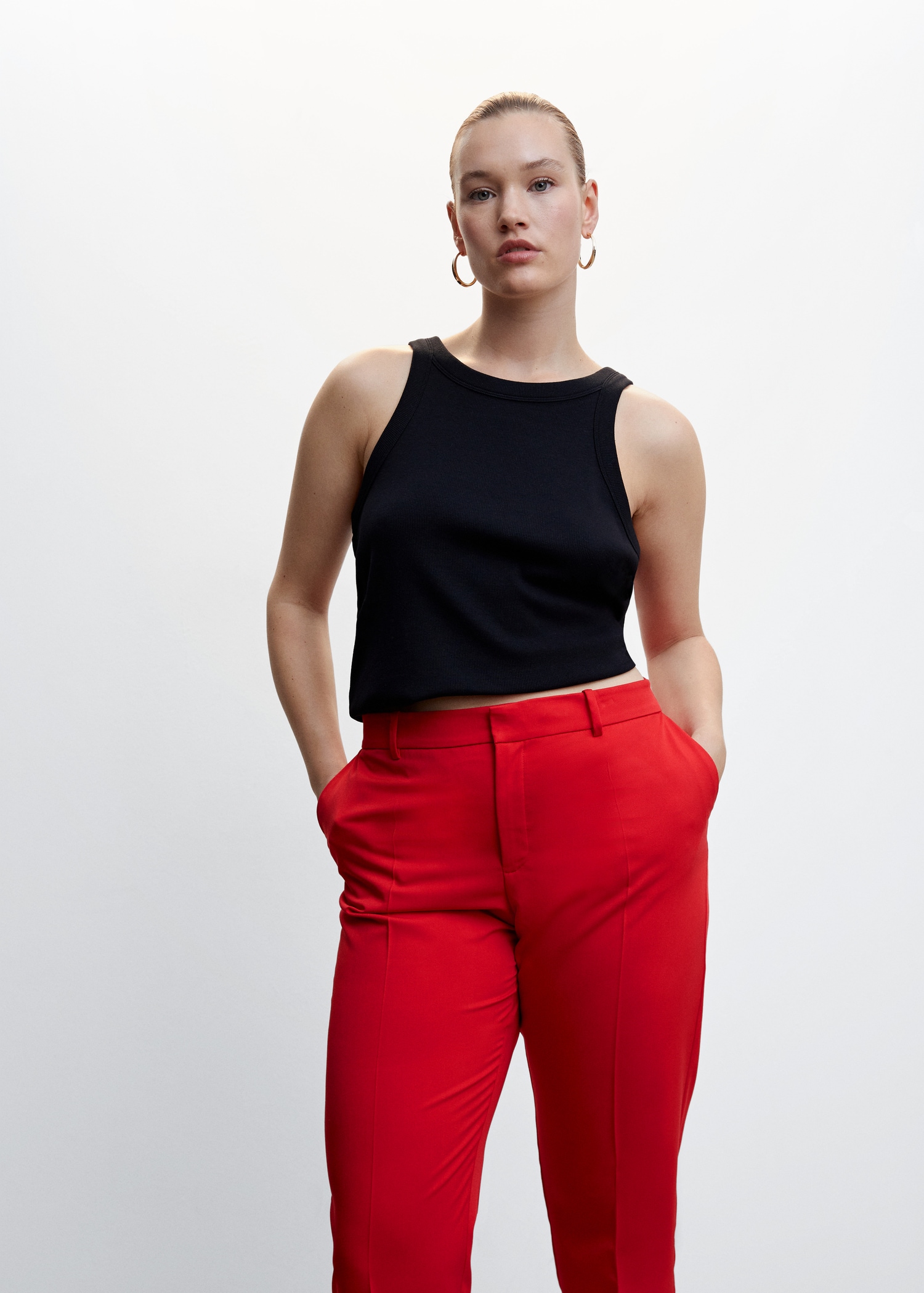 Straight suit pants - Details of the article 5