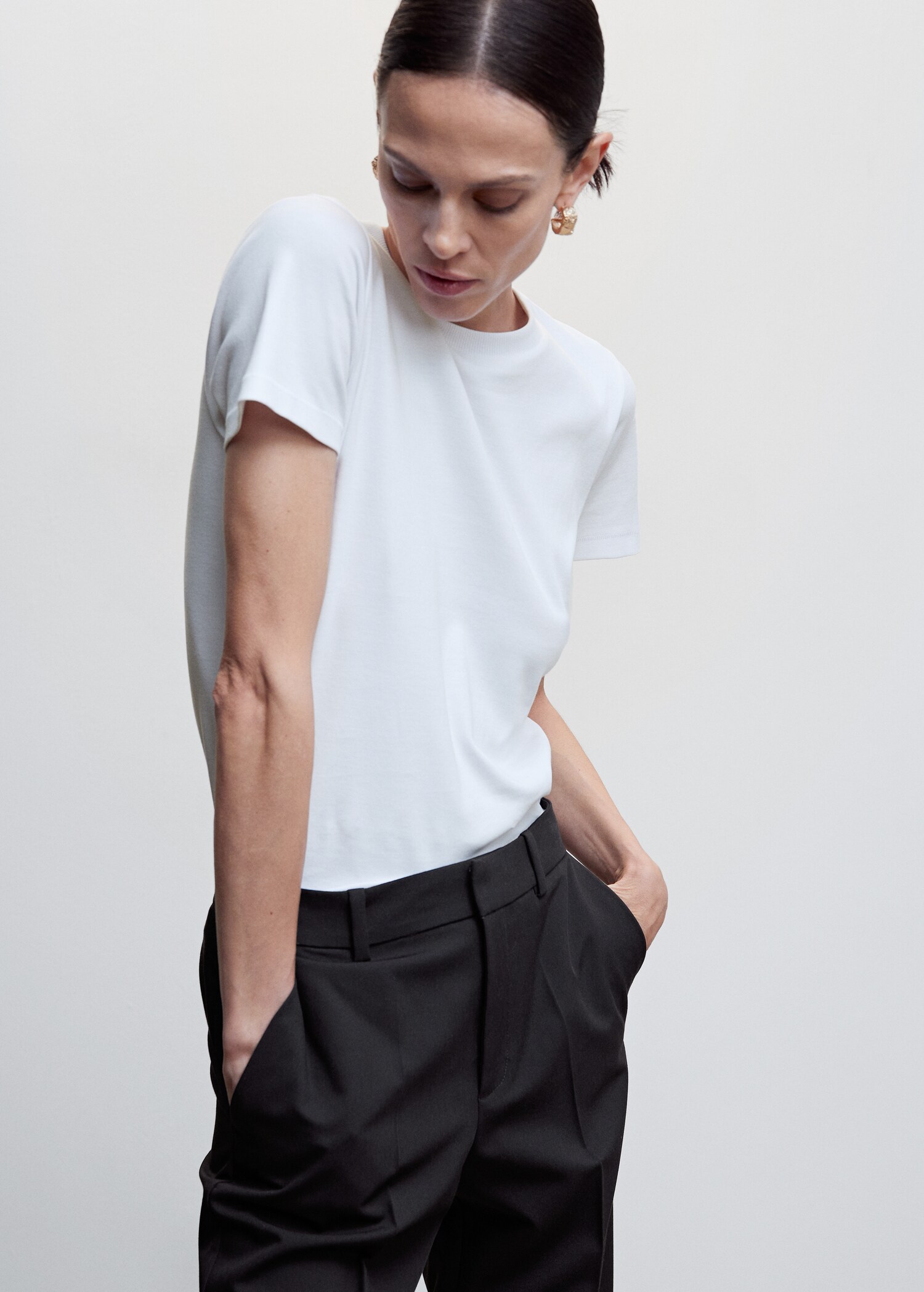 Straight suit pants - Details of the article 1