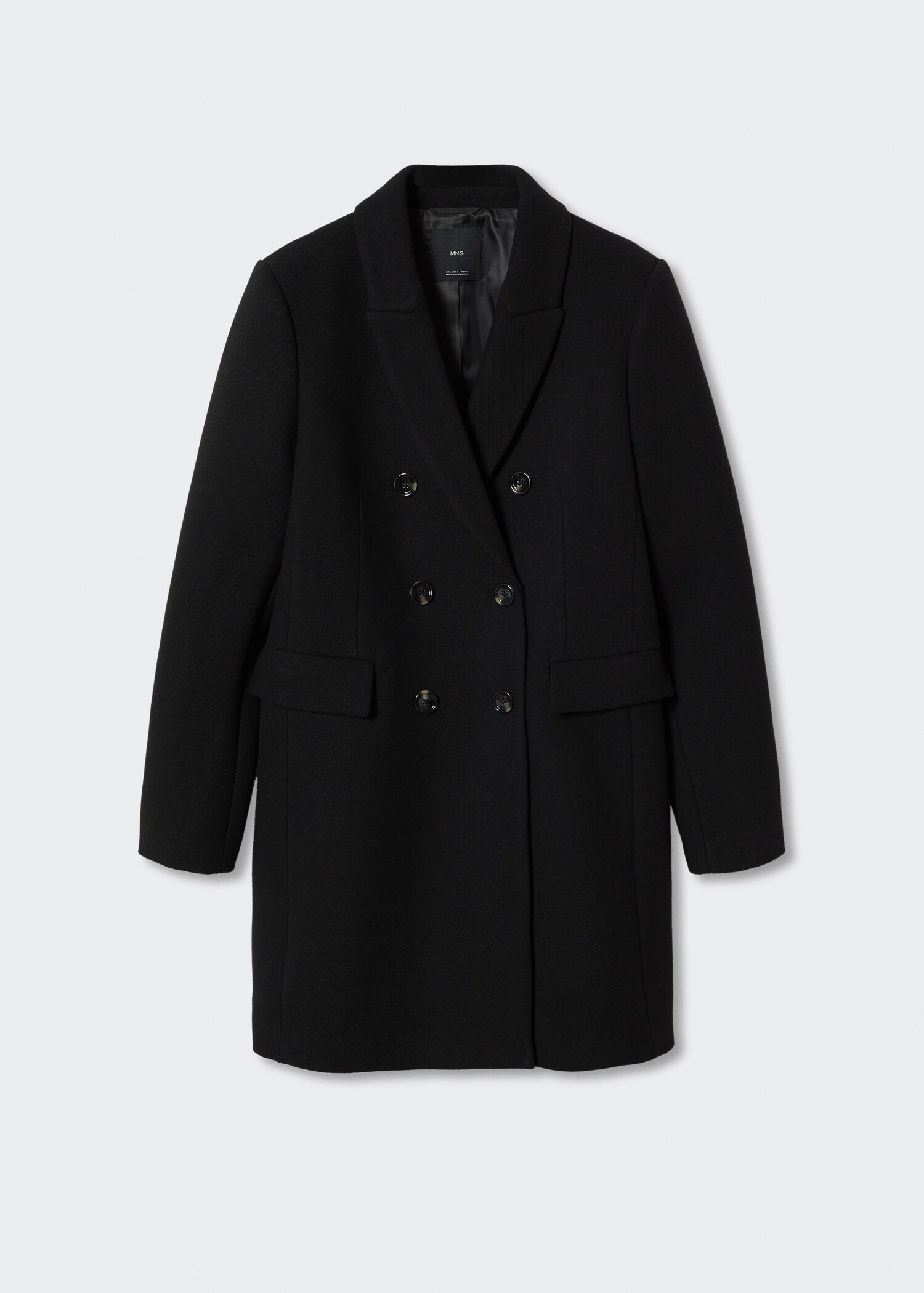 Manteau croisé laine - Article sans modèle