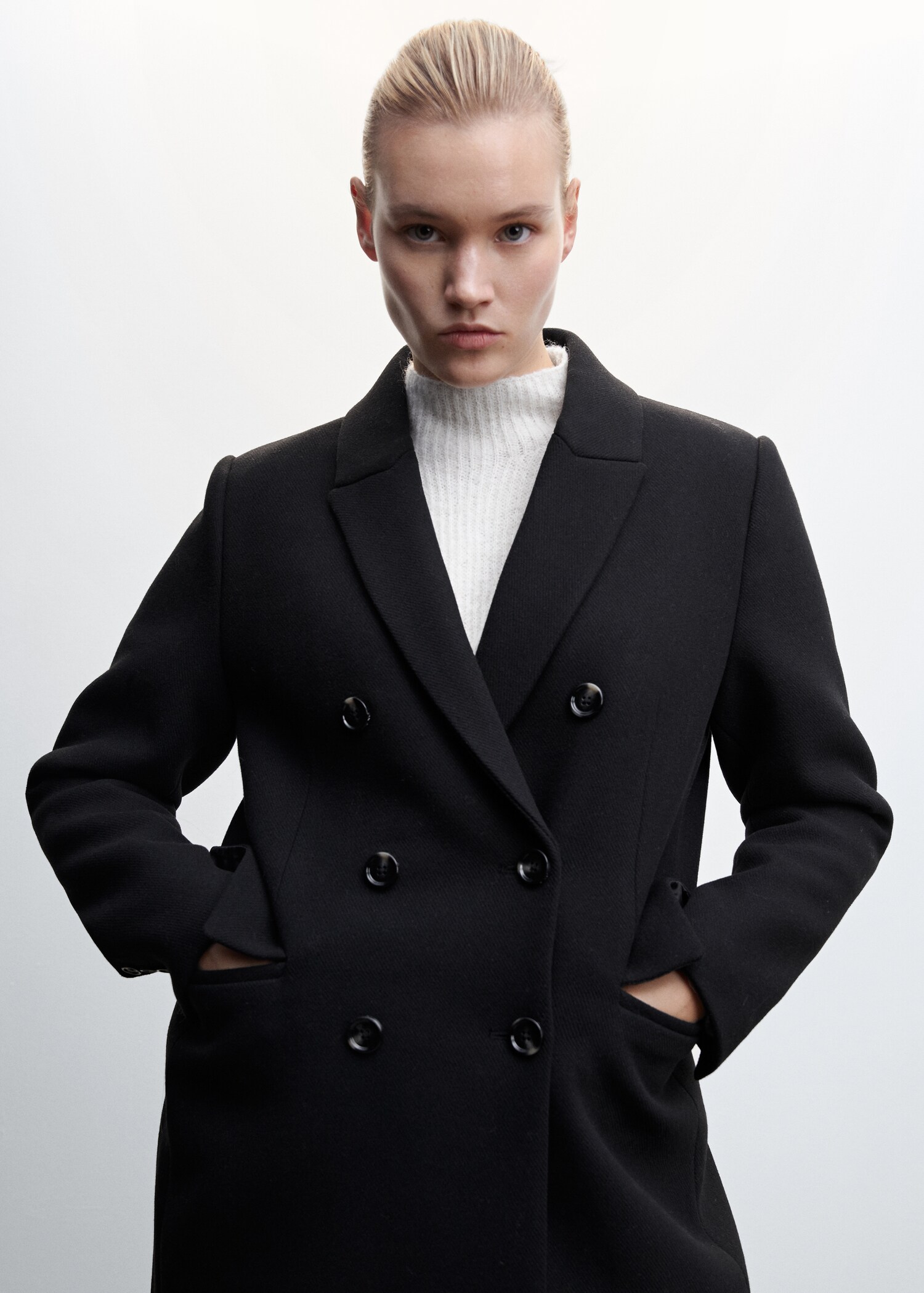Manteau croisé laine - Détail de l'article 5