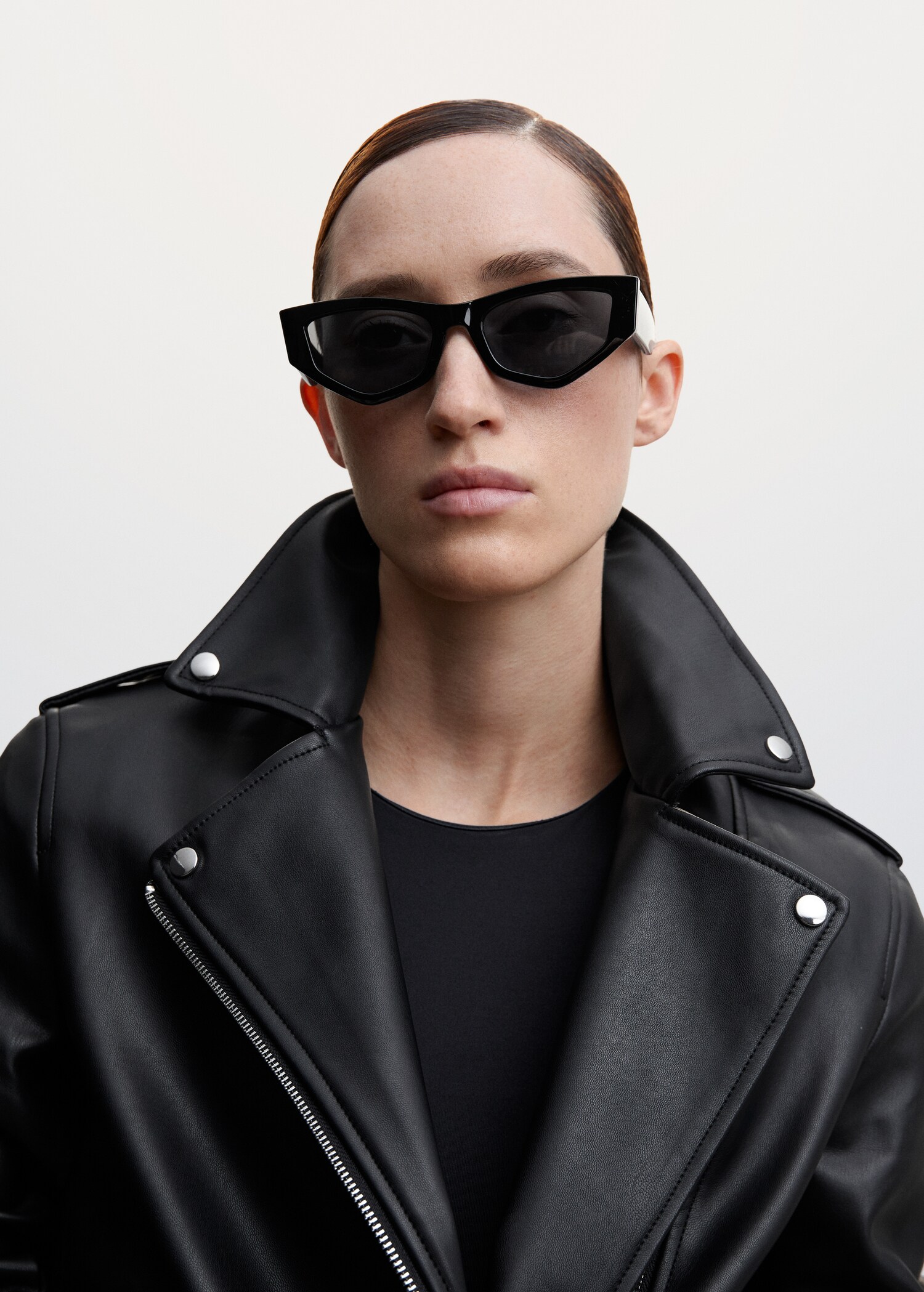 Cazadora biker efecto piel - Detalle del artículo 6