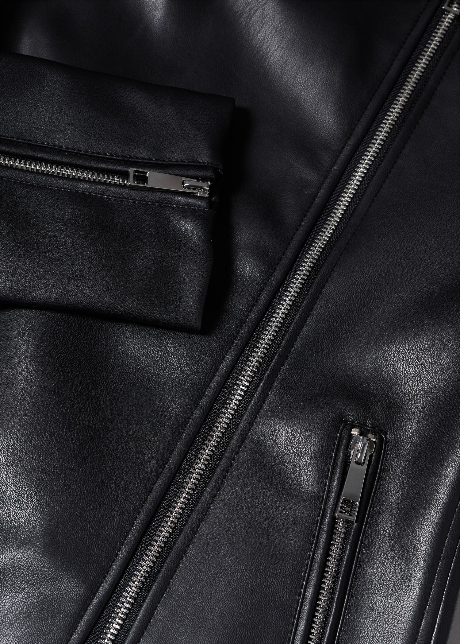 Cazadora biker efecto piel - Detalle del artículo 8