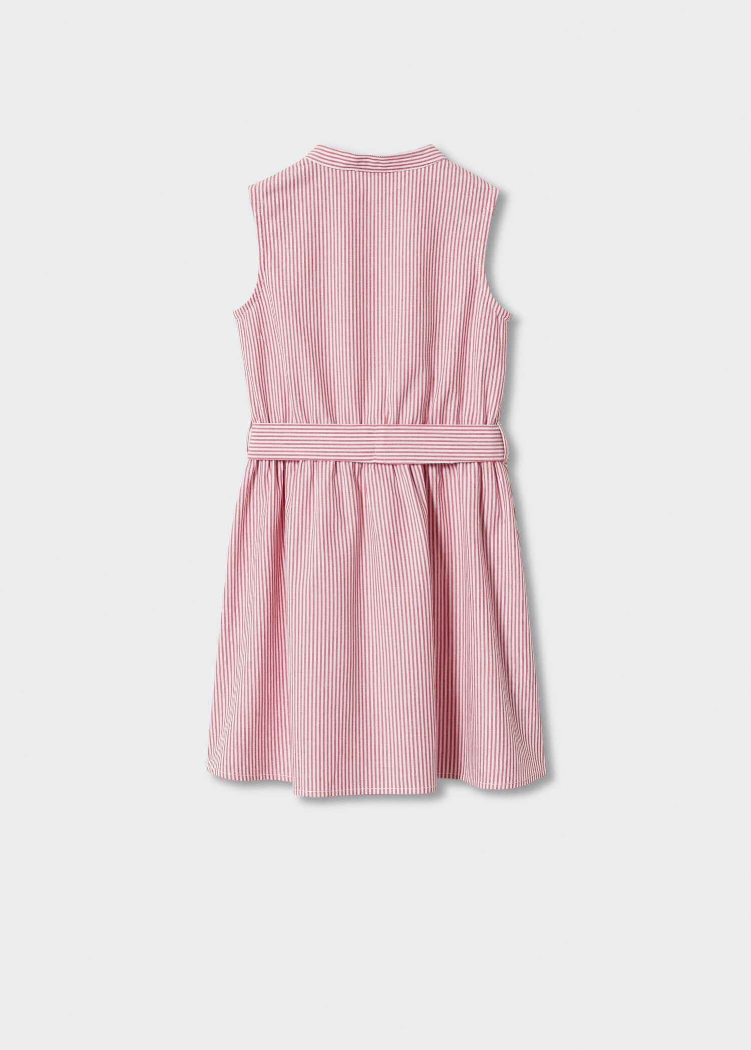 Belt striped dress - Reverse of the article