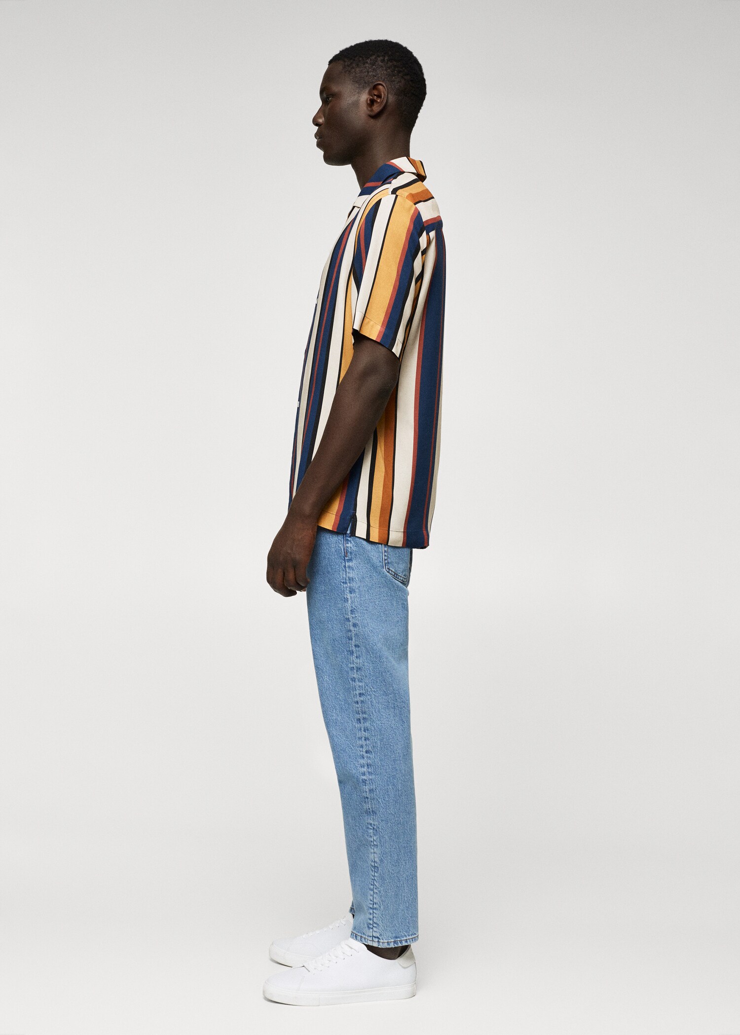Camisa fluida riscas - Pormenor do artigo 6