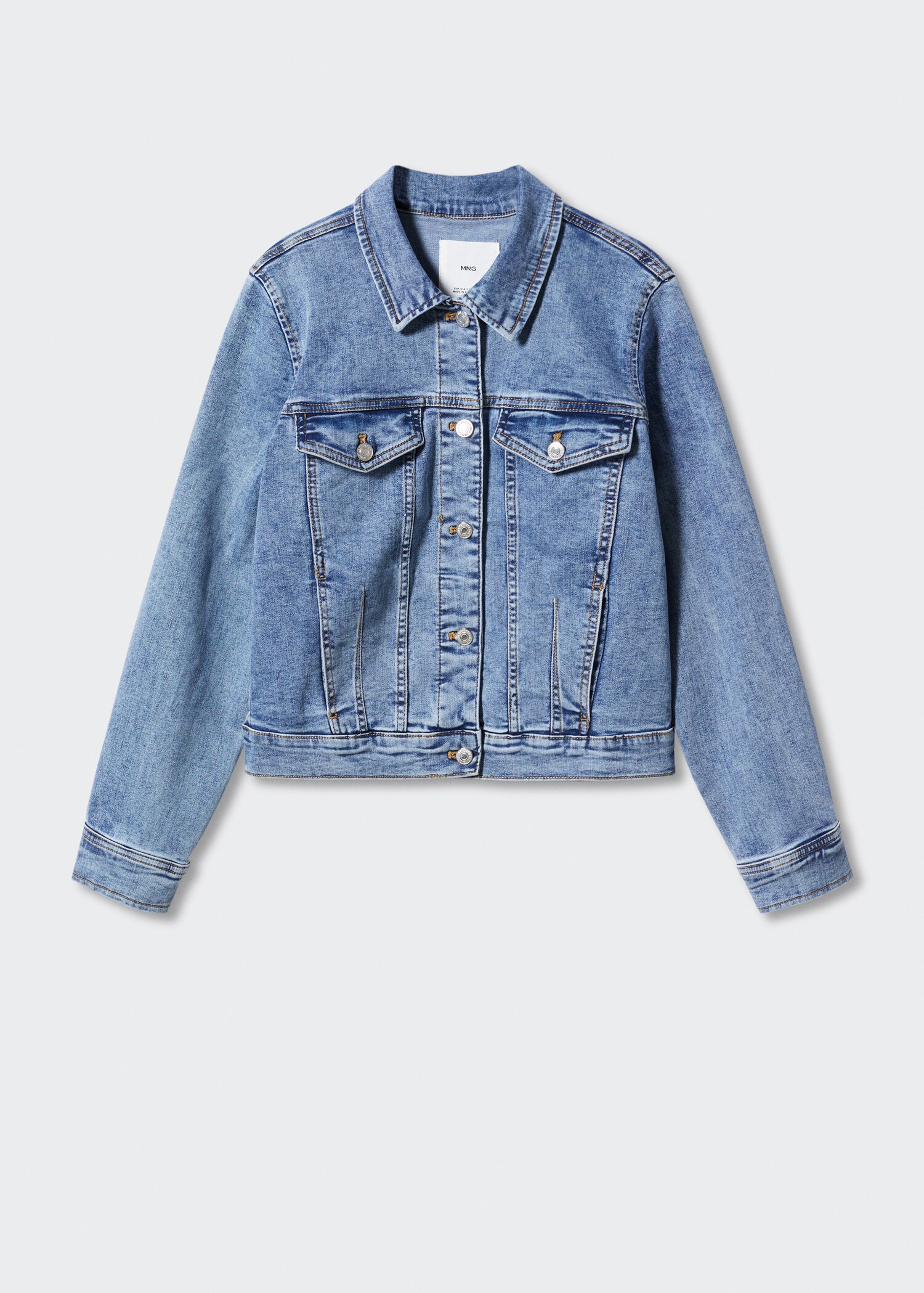 Pocketed denim jacket - Article without model